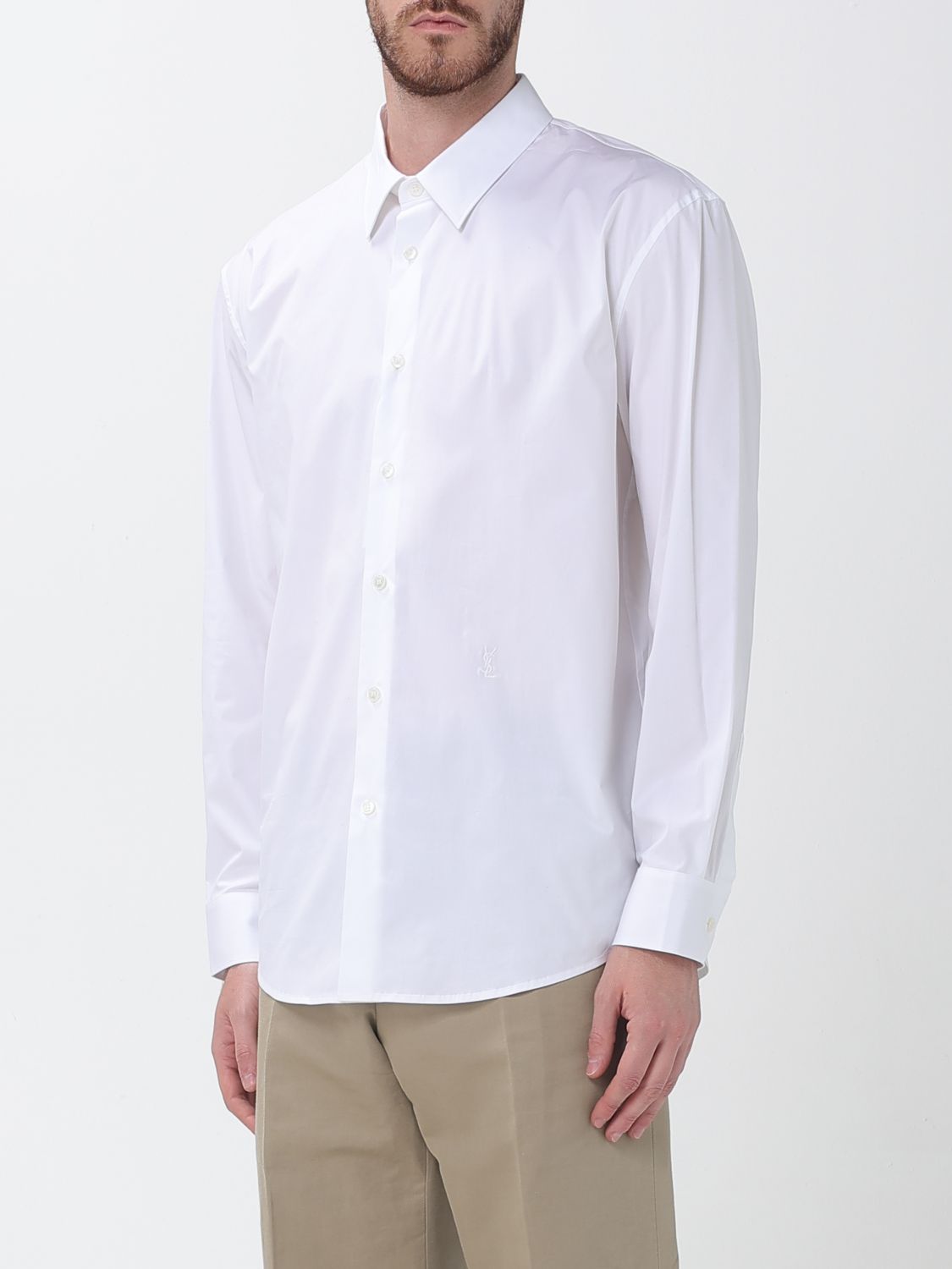 Saint Laurent Shirt Men White SAINT LAURENT