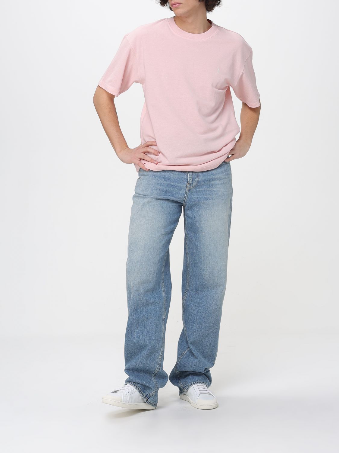 Saint Laurent T-Shirt Men Pink SAINT LAURENT