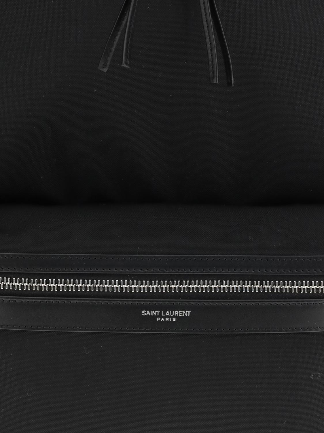 Saint Laurent Backpack Men Black SAINT LAURENT