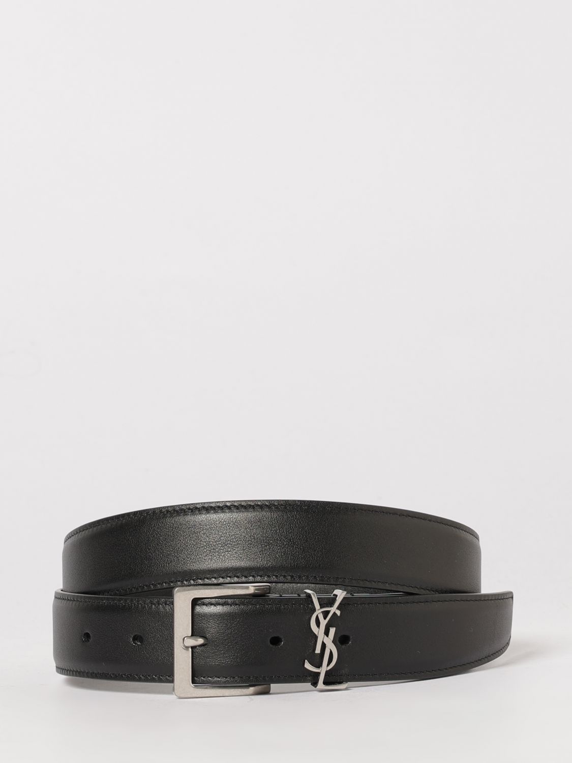 Saint Laurent Belt Men Black SAINT LAURENT