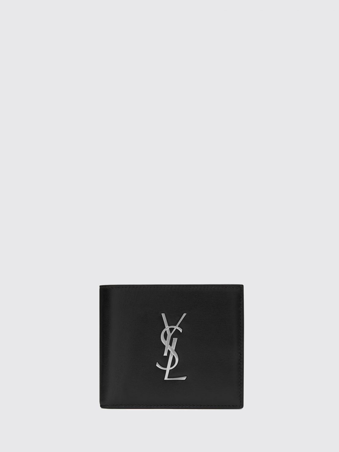 Saint Laurent Wallet Men Black SAINT LAURENT