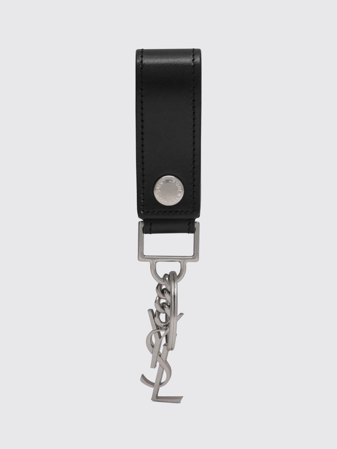 Saint Laurent Keyring Men Black SAINT LAURENT