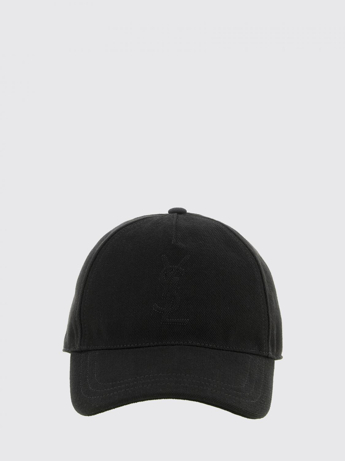Saint Laurent Hat Men Black SAINT LAURENT