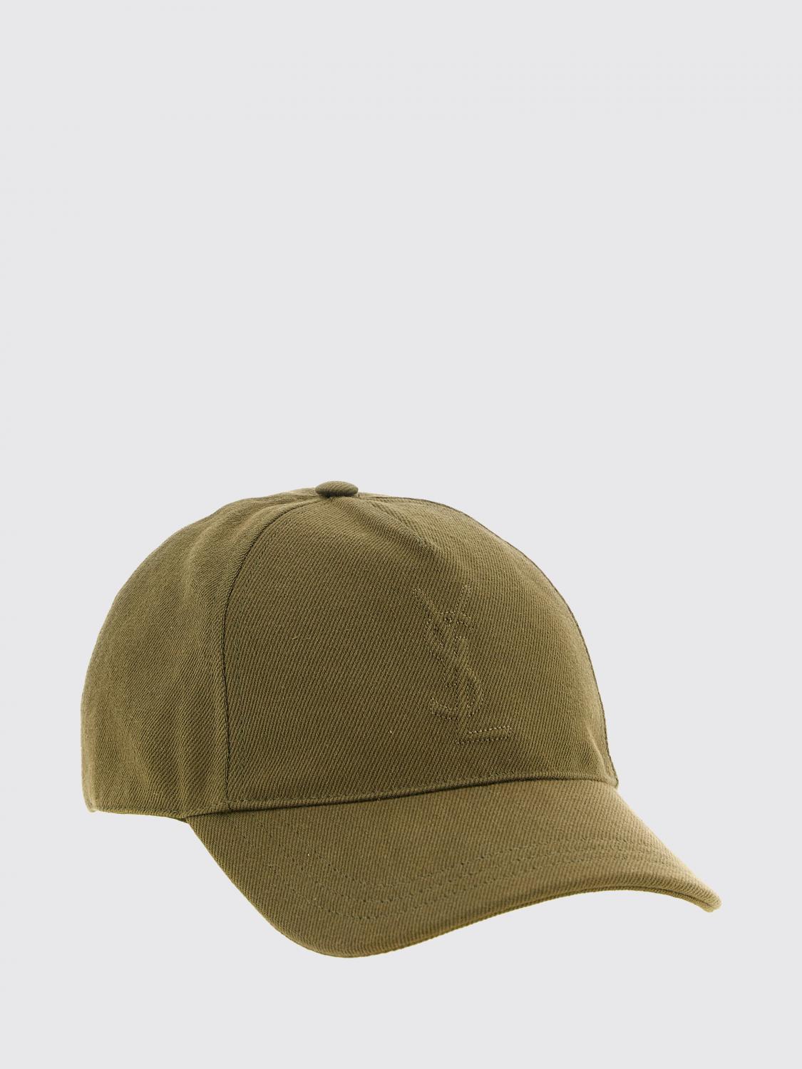 Saint Laurent Hat Men Kaki SAINT LAURENT