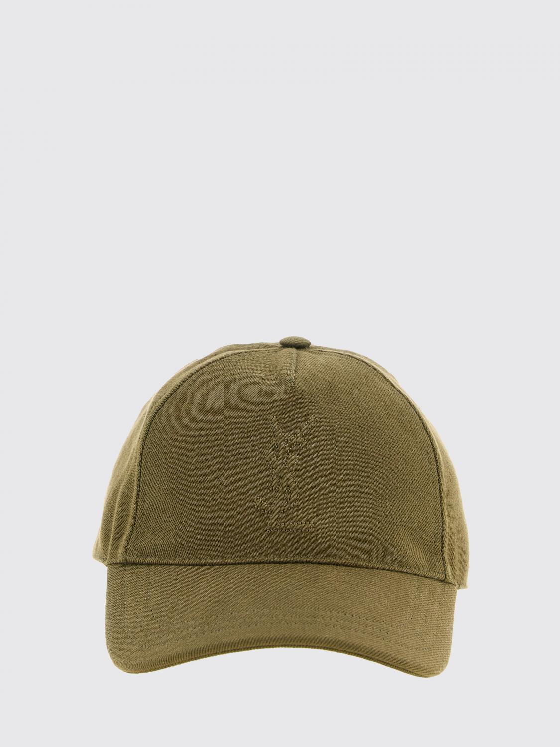 Saint Laurent Hat Men Kaki SAINT LAURENT