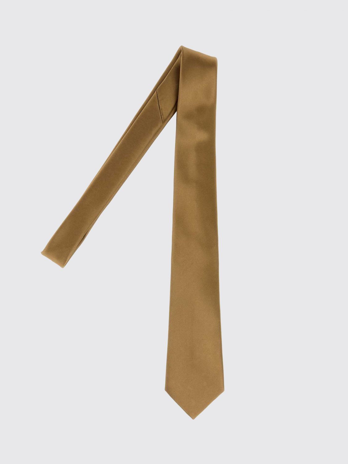 Saint Laurent Tie Men Beige SAINT LAURENT