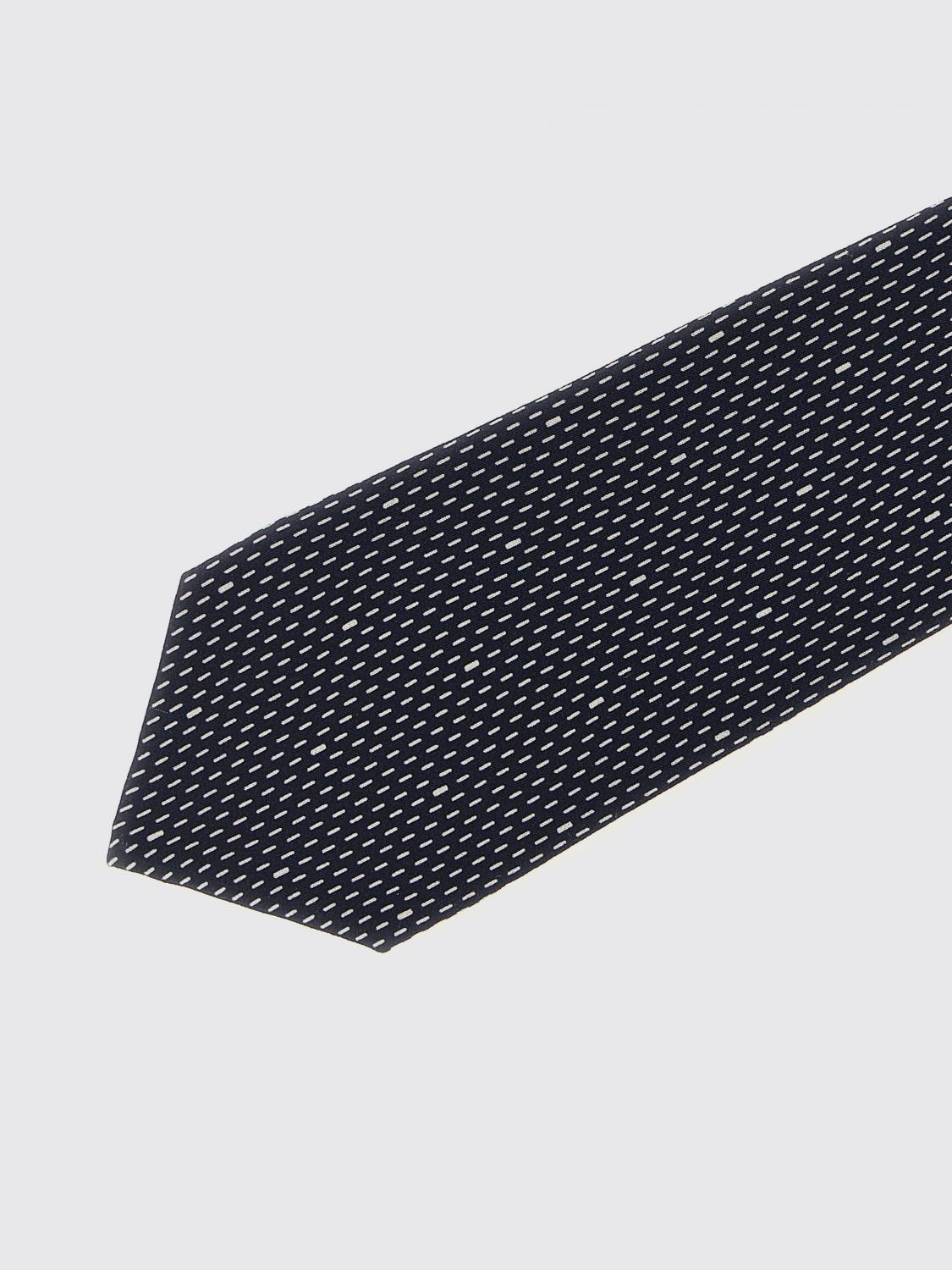 Saint Laurent Tie Men Navy SAINT LAURENT