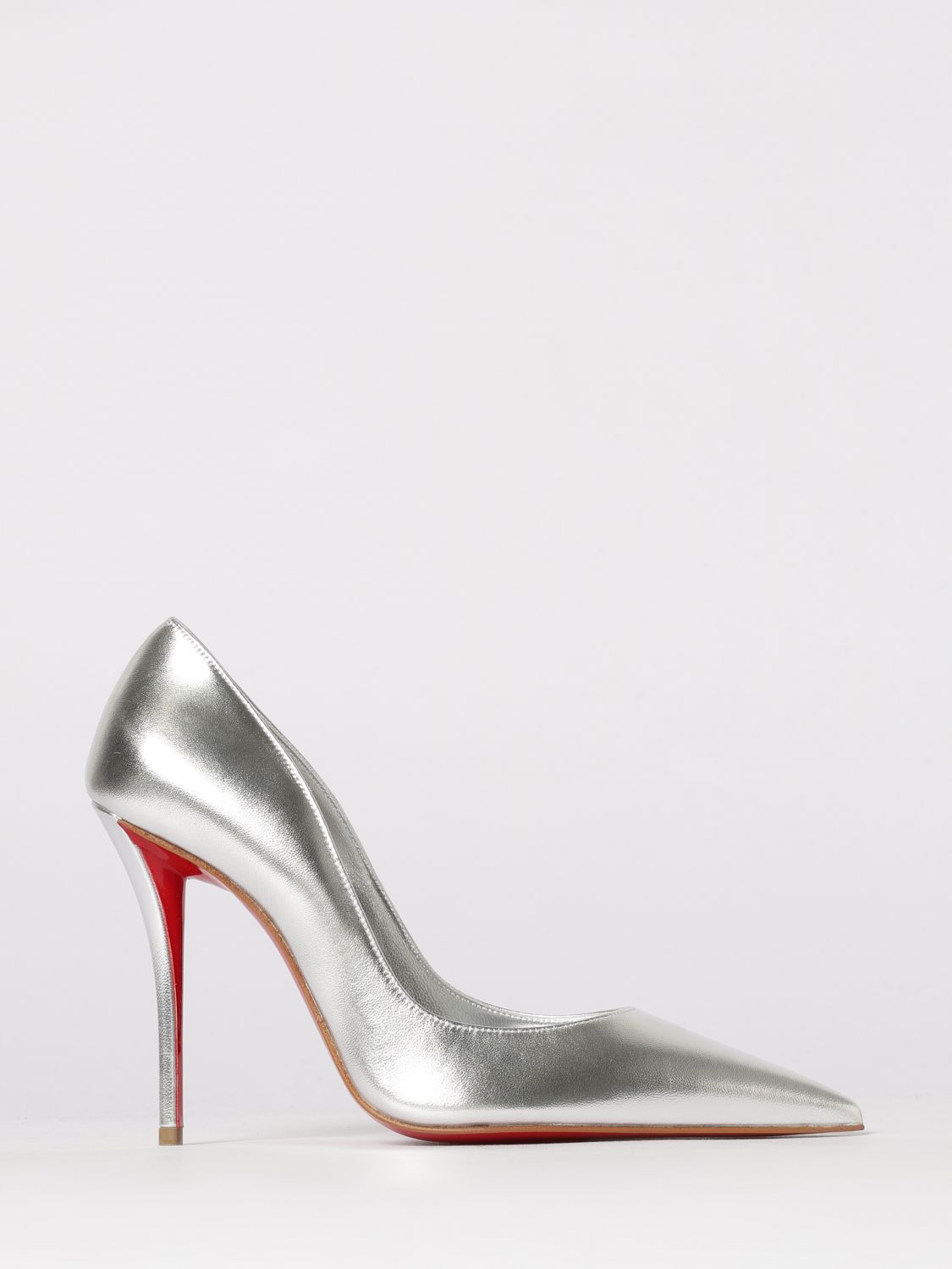 Christian Louboutin Pump Woman Silver CHRISTIAN LOUBOUTIN