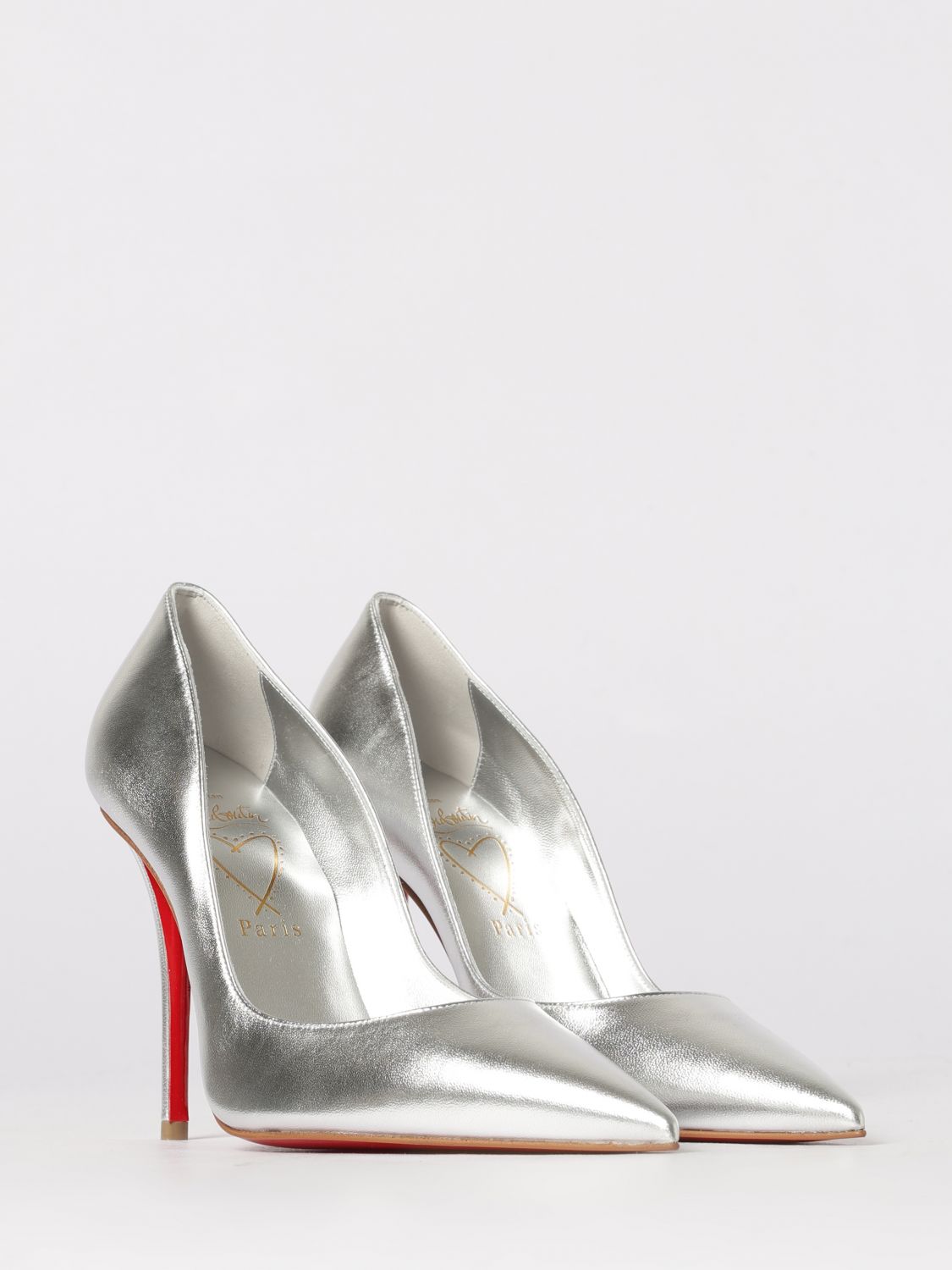 Christian Louboutin Pump Woman Silver CHRISTIAN LOUBOUTIN