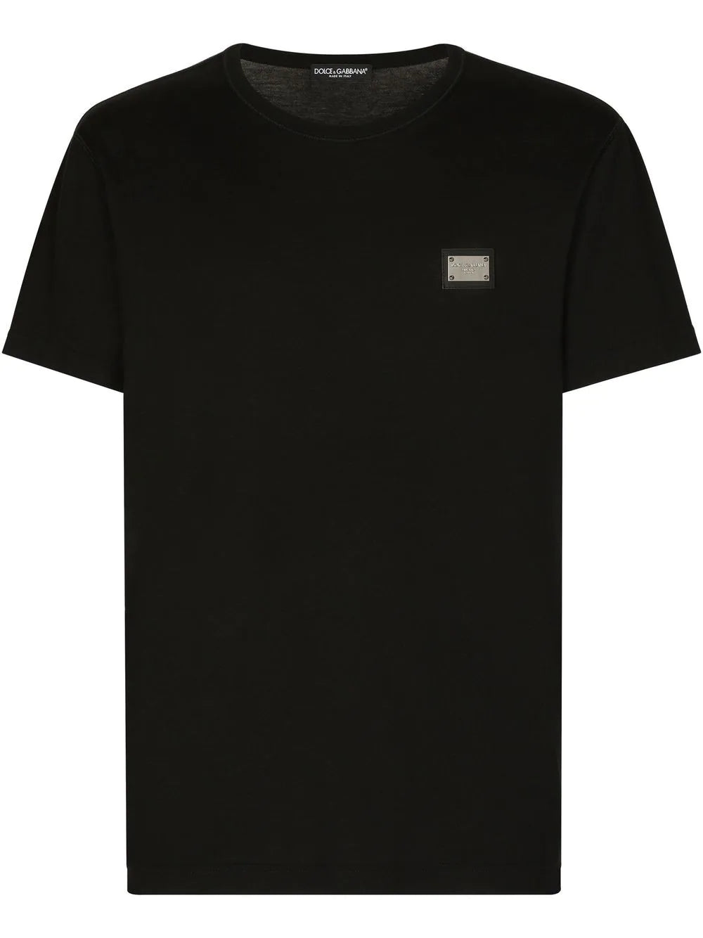 Dolce & Gabbana Men T-Shirt With Logo Plaque DOLCE & GABBANA