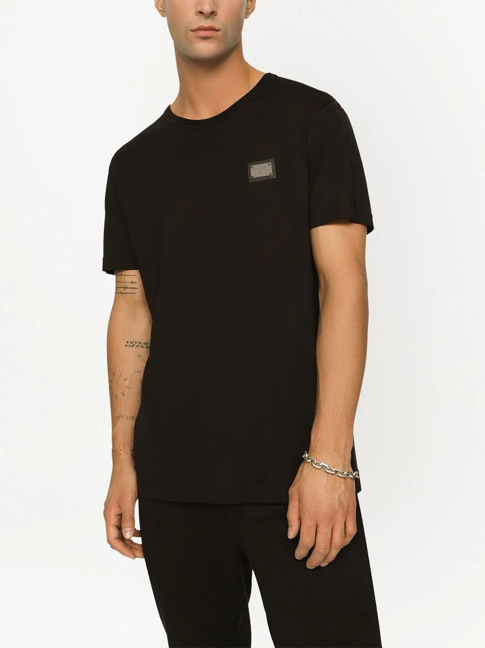 Dolce & Gabbana Men T-Shirt With Logo Plaque DOLCE & GABBANA