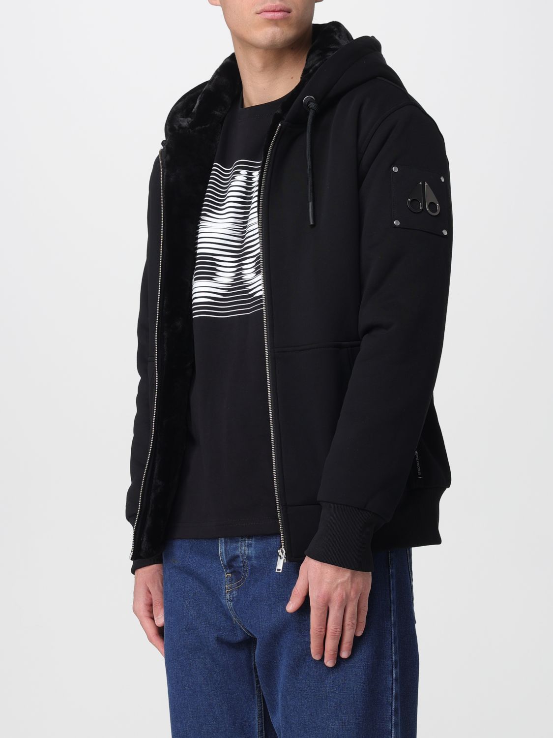 Moose Knuckles Sweatshirt Men Black MOOSE KNUCKLES