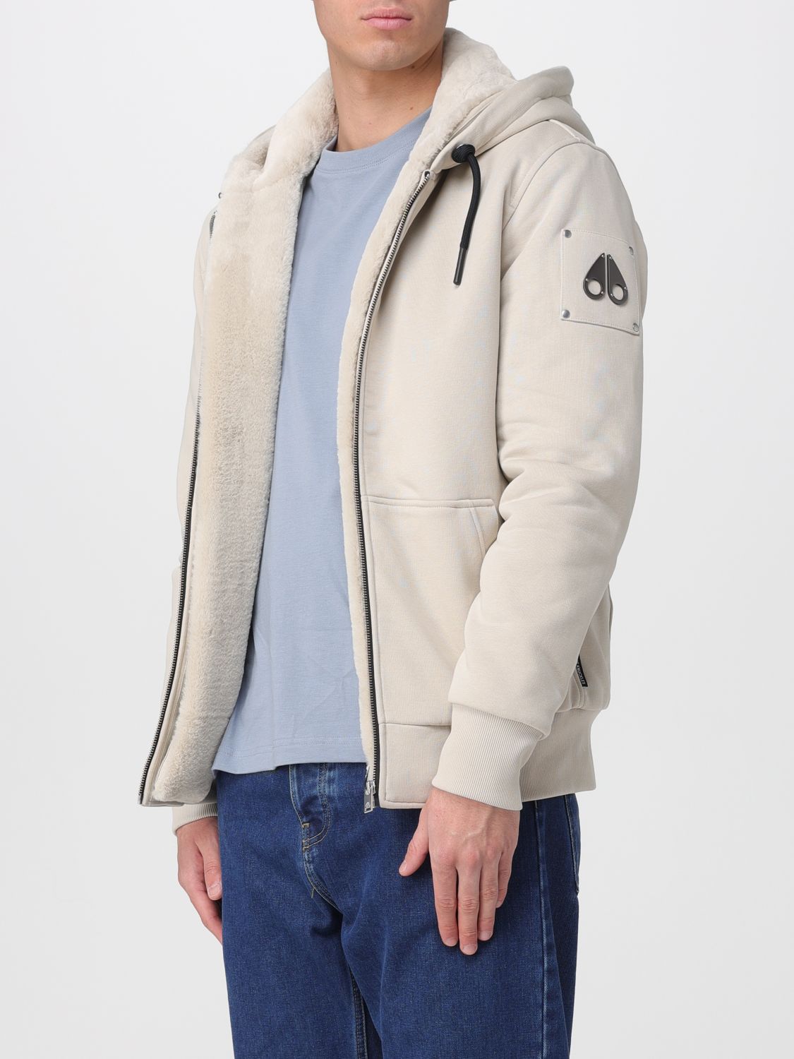 Moose Knuckles Sweatshirt Men Beige MOOSE KNUCKLES