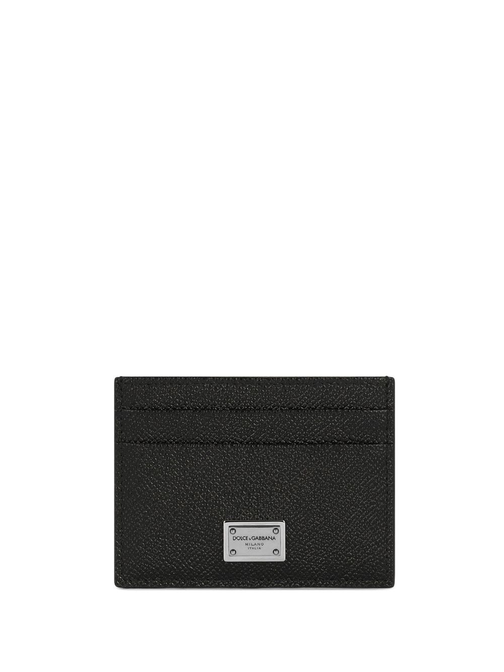Dolce & Gabbana Men Card Holder With Logo Plaque DOLCE & GABBANA