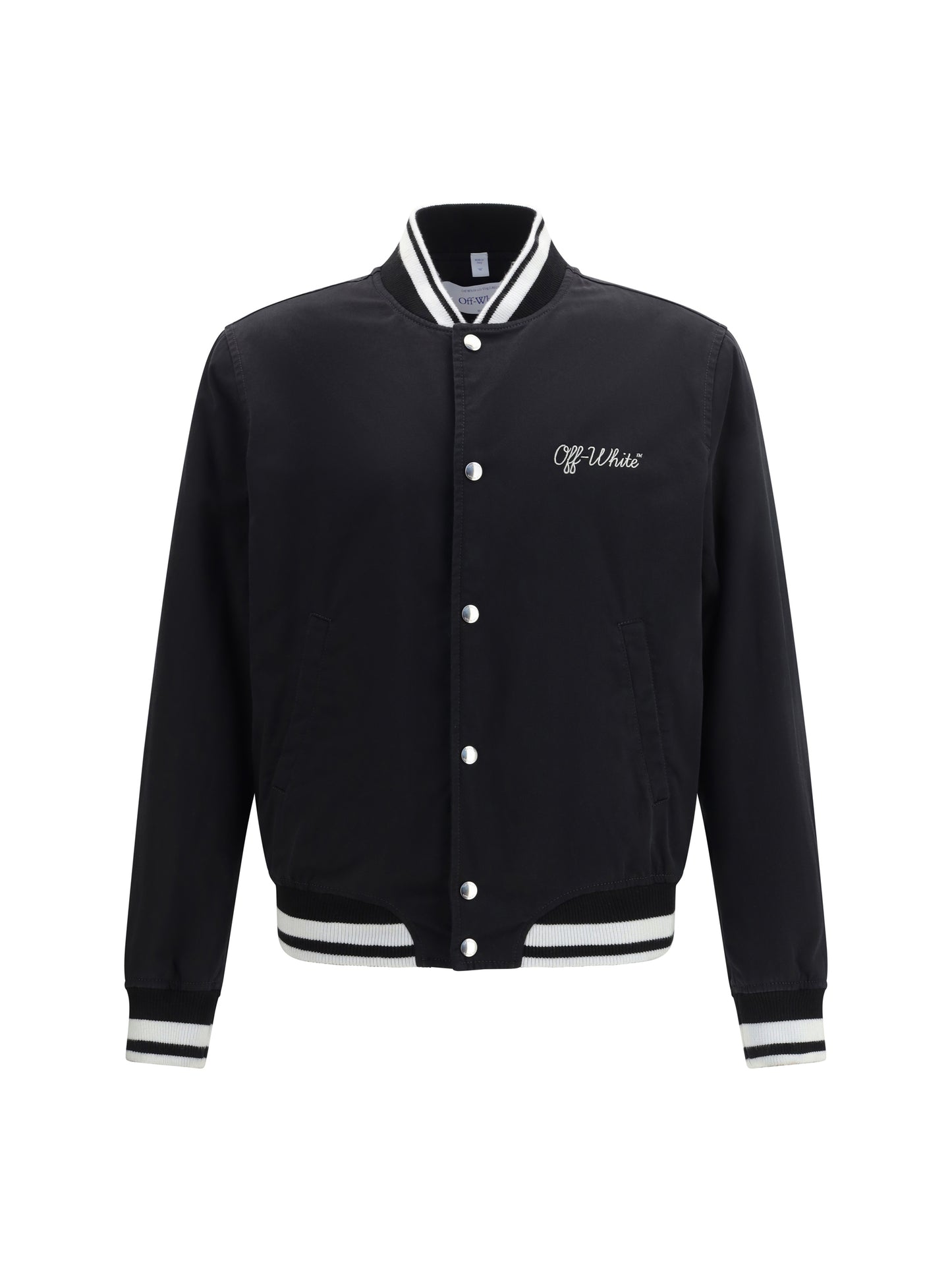 Off-White Men Script Cotgab Souvenir Varsity Jacket OFF-WHITE
