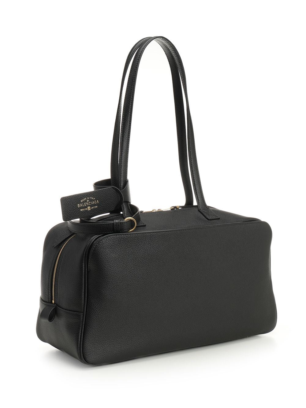 Balenciaga Women "Carrie" Medium Leather Tote Bag