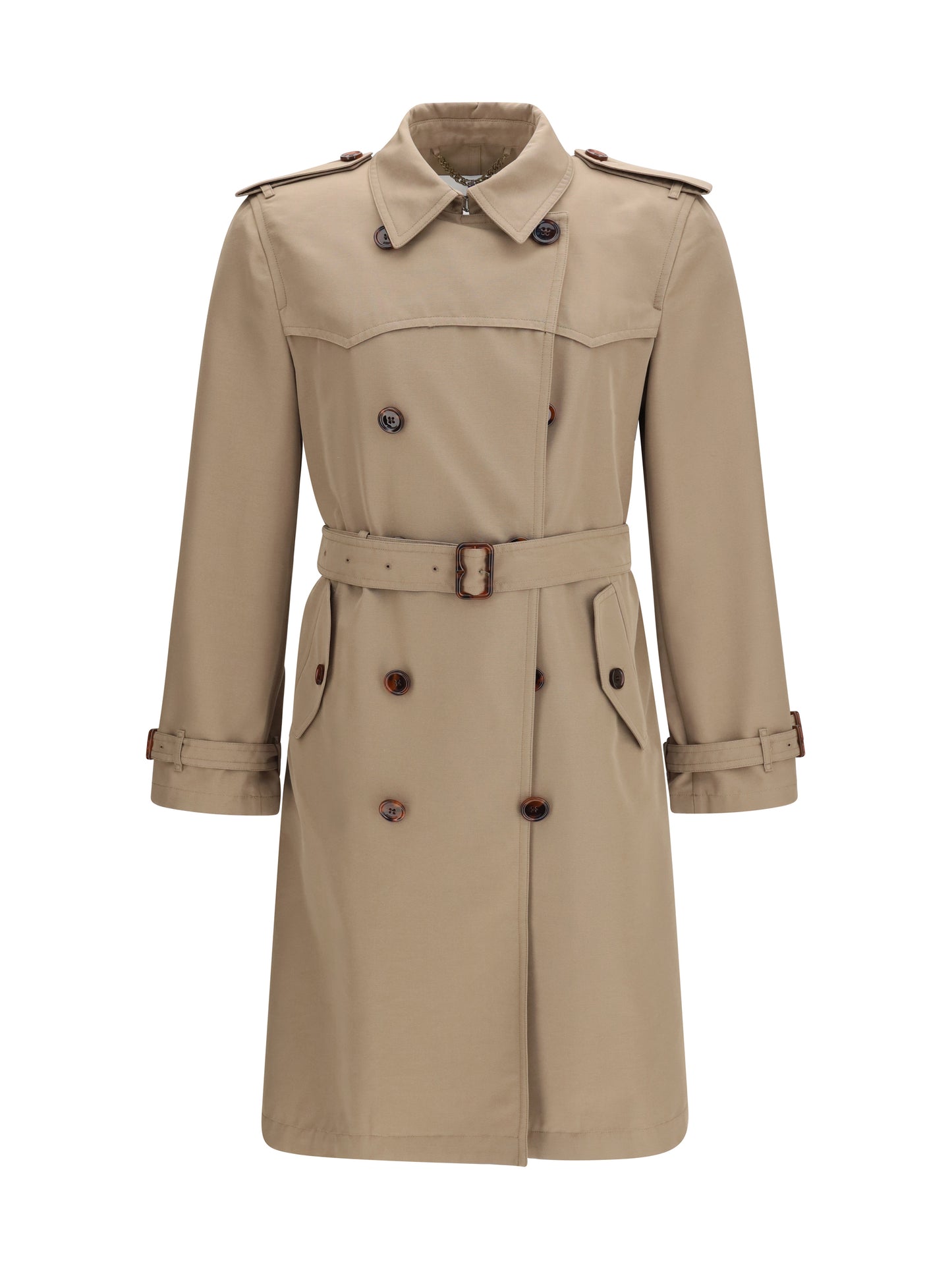 Burberry Men Double-Breasted Belted Trench BURBERRY