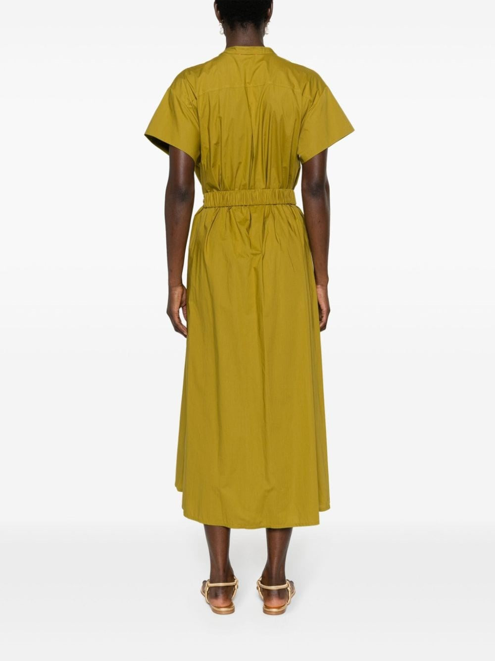 Forte_Forte Women Green Cotton Shirtdress FORTE FORTE