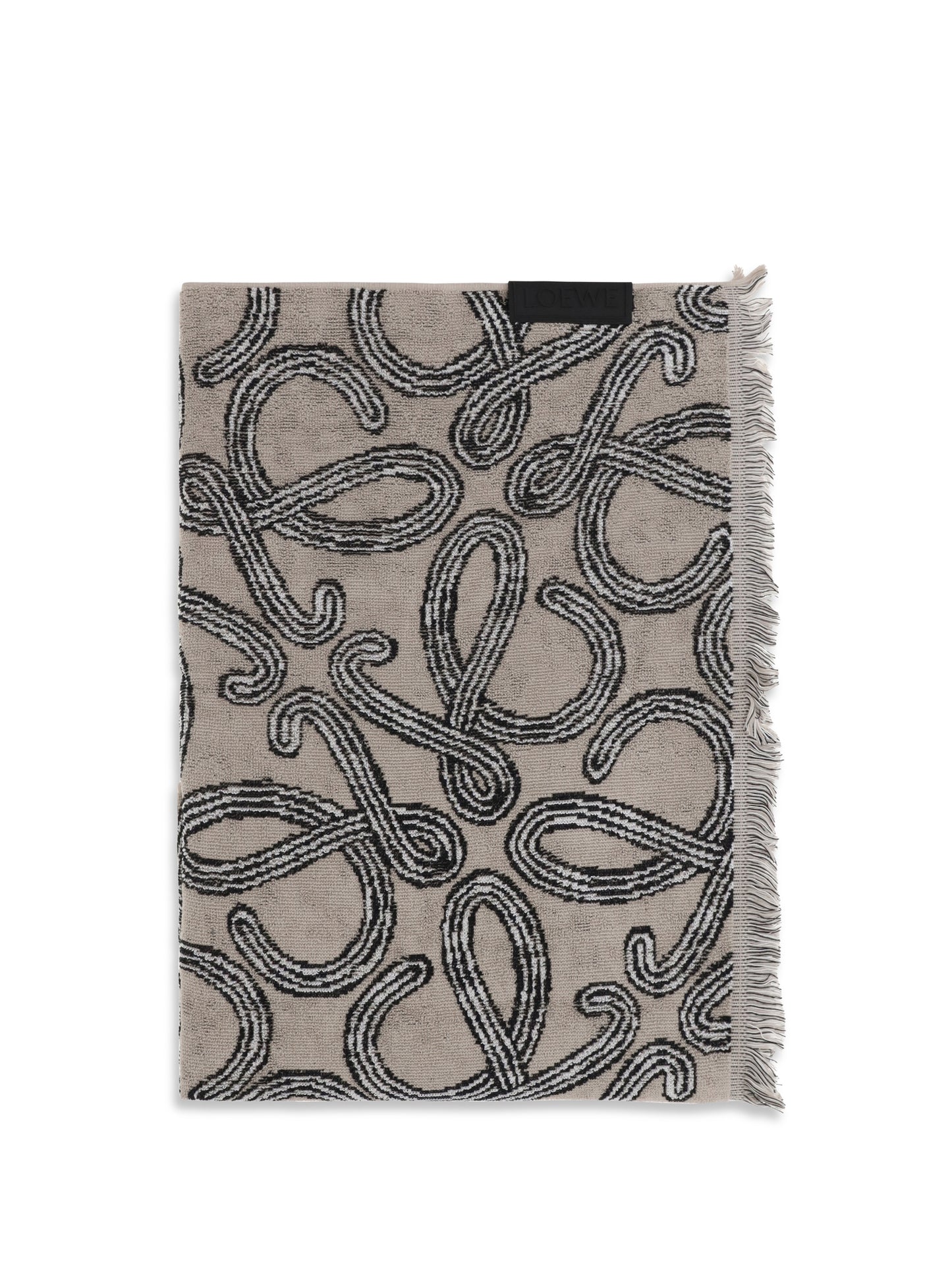 Loewe Women Jacquard Cotton Terry Towel LOEWE