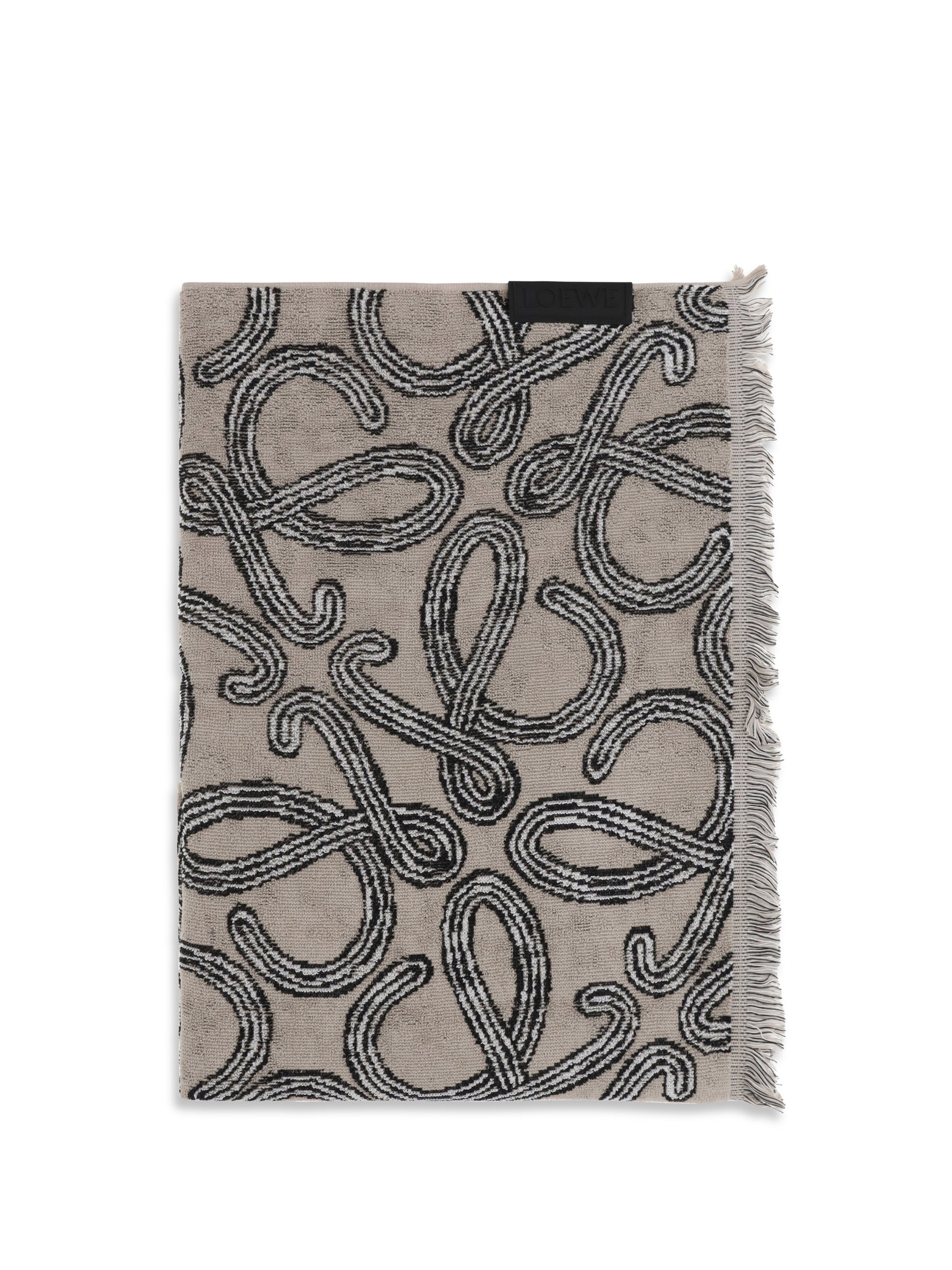 Loewe Women Jacquard Cotton Terry Towel LOEWE