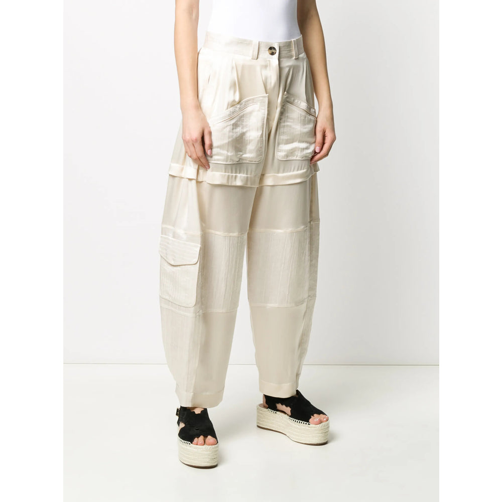 Lanvin Neutrals Trousers - Tapered Trousers Women LANVIN