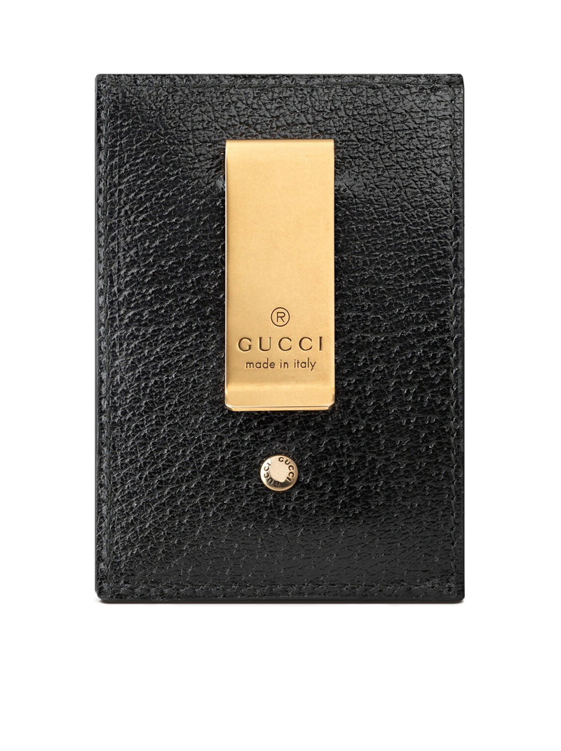 Gucci Men Gg Marmont Leather Money Clip GUCCI