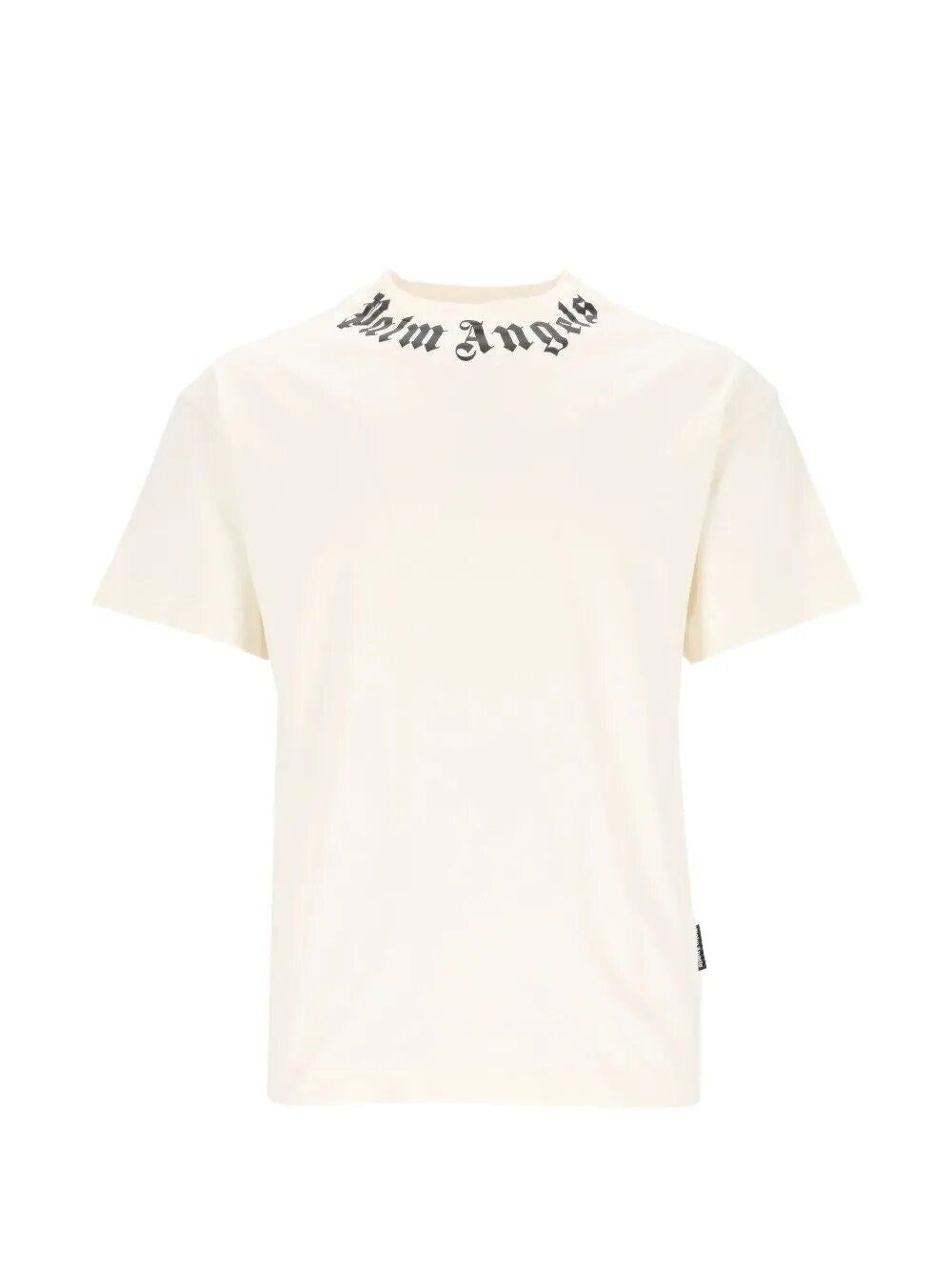 Palm Angels Men Neck Logo T-Shirt PALM ANGELS