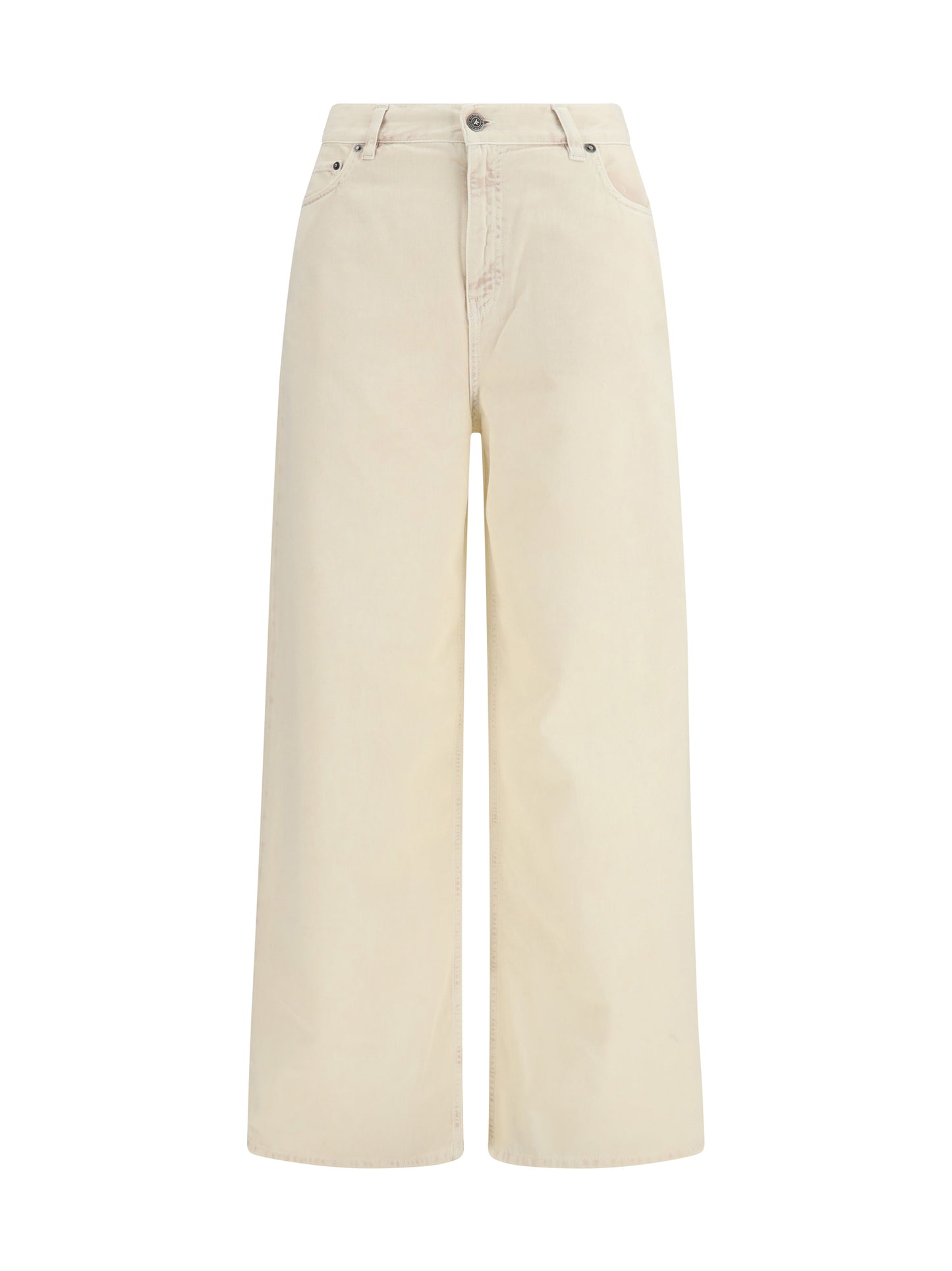 Golden Goose Women Wide-Leg Cotton Denim Jeans GOLDEN GOOSE