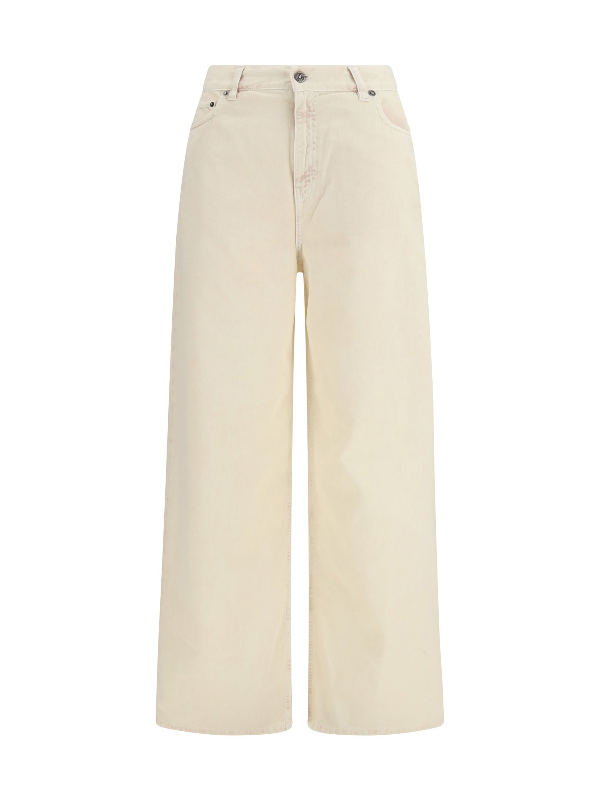 Golden Goose Women Wide-Leg Cotton Denim Jeans GOLDEN GOOSE