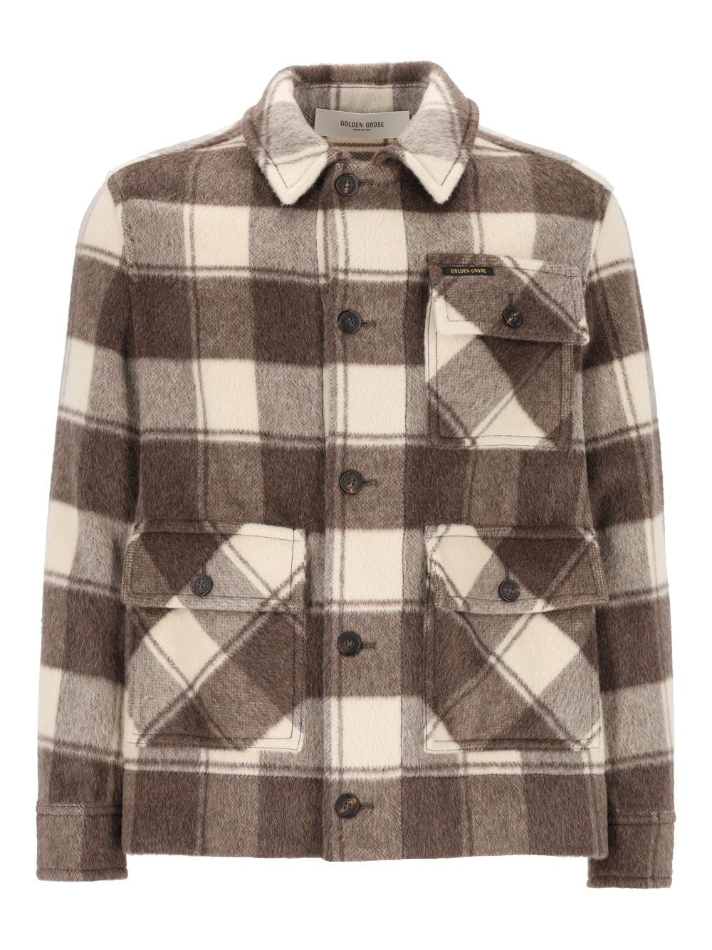 Golden Goose Men "Journey" Boxy Shirt Jacket GOLDEN GOOSE
