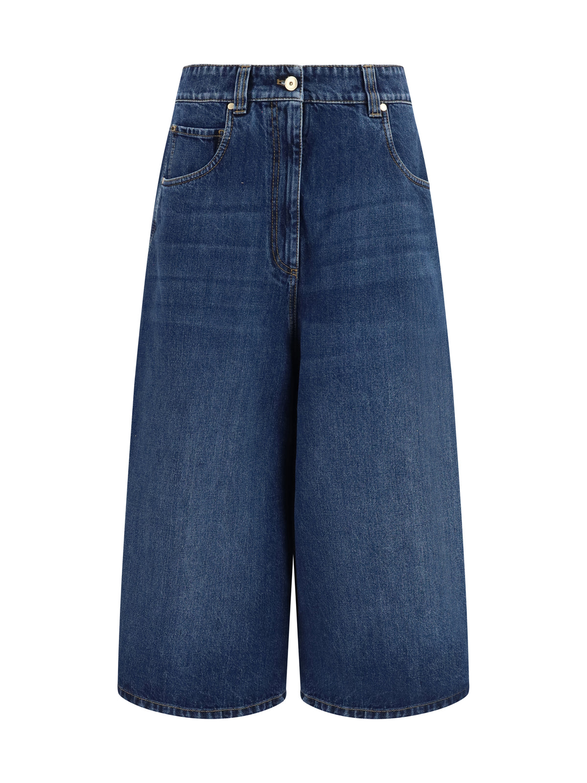Brunello Cucinelli Women Wide-Leg Denim Jeans BRUNELLO CUCINELLI