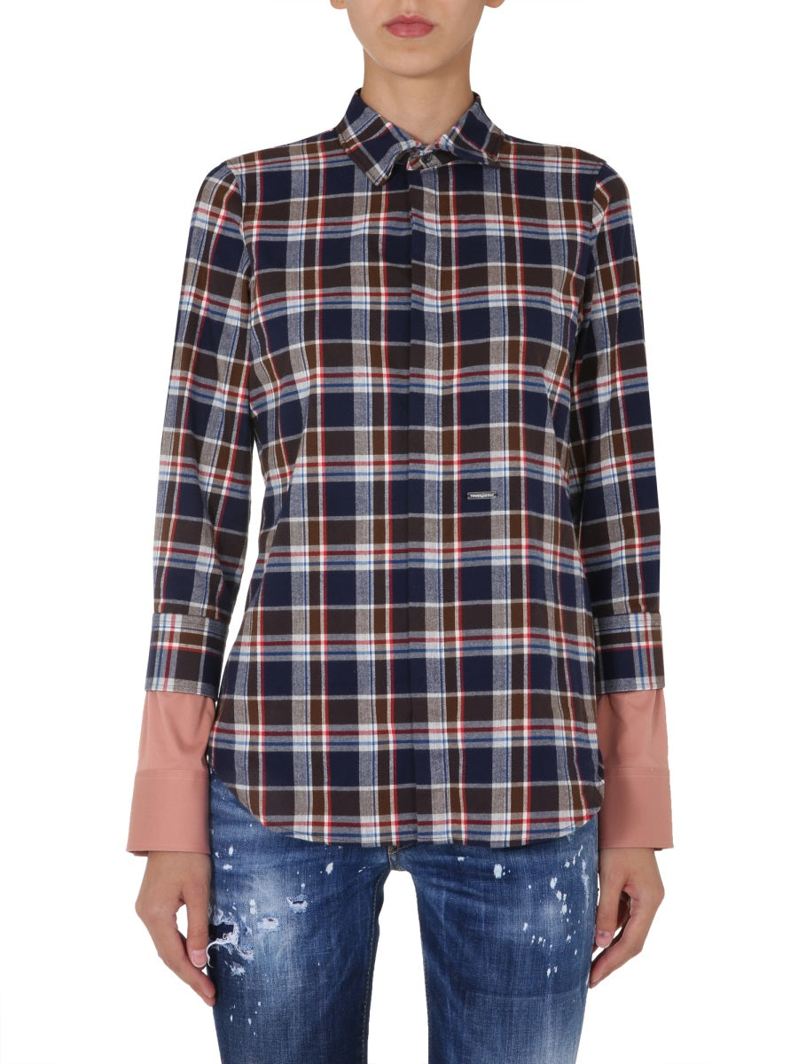 Dsquared Women Flannel Shirt DSQUARED2