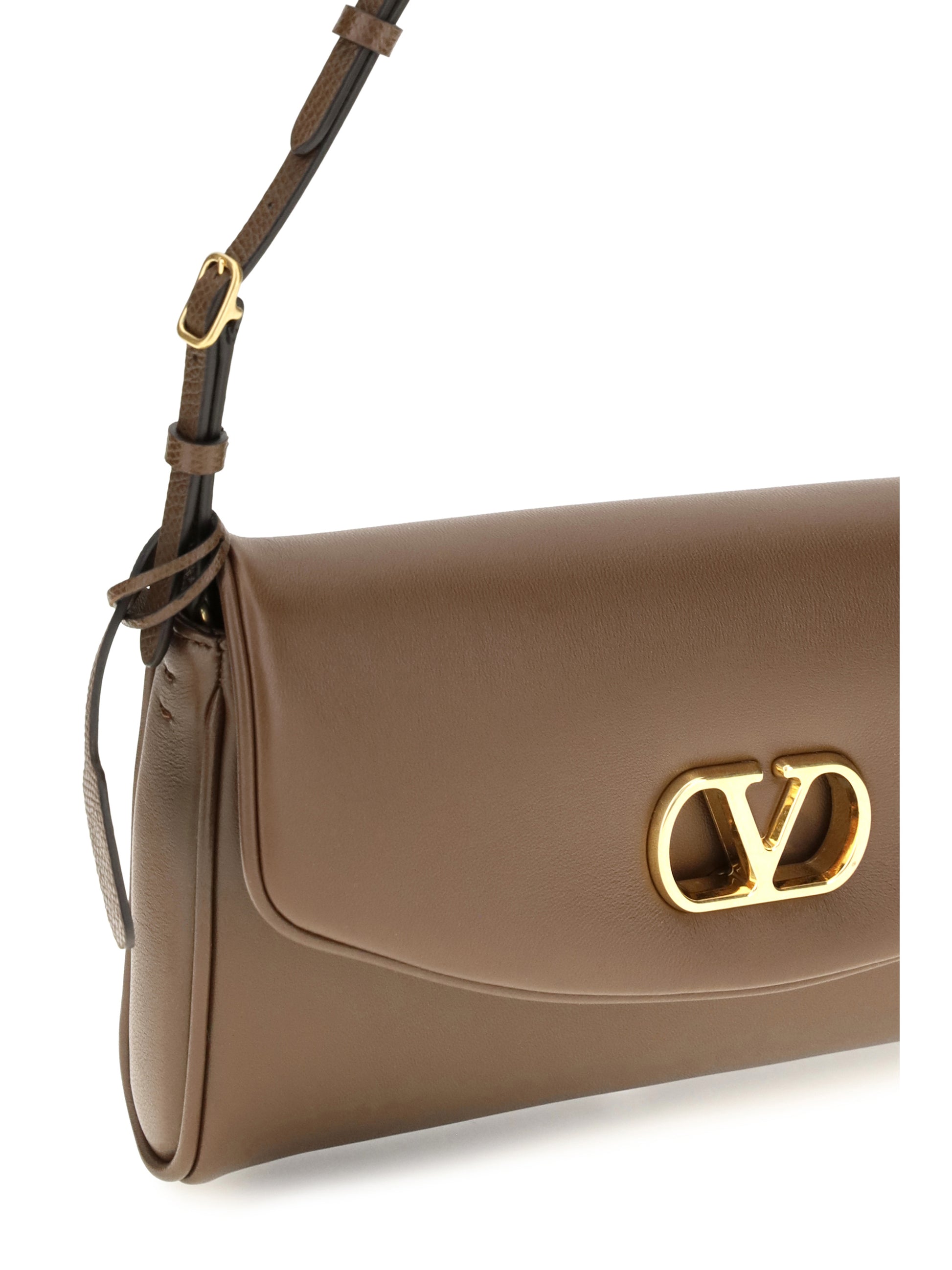 Valentino Garavani Women Devain Leather Shoulder Bag VALENTINO GARAVANI