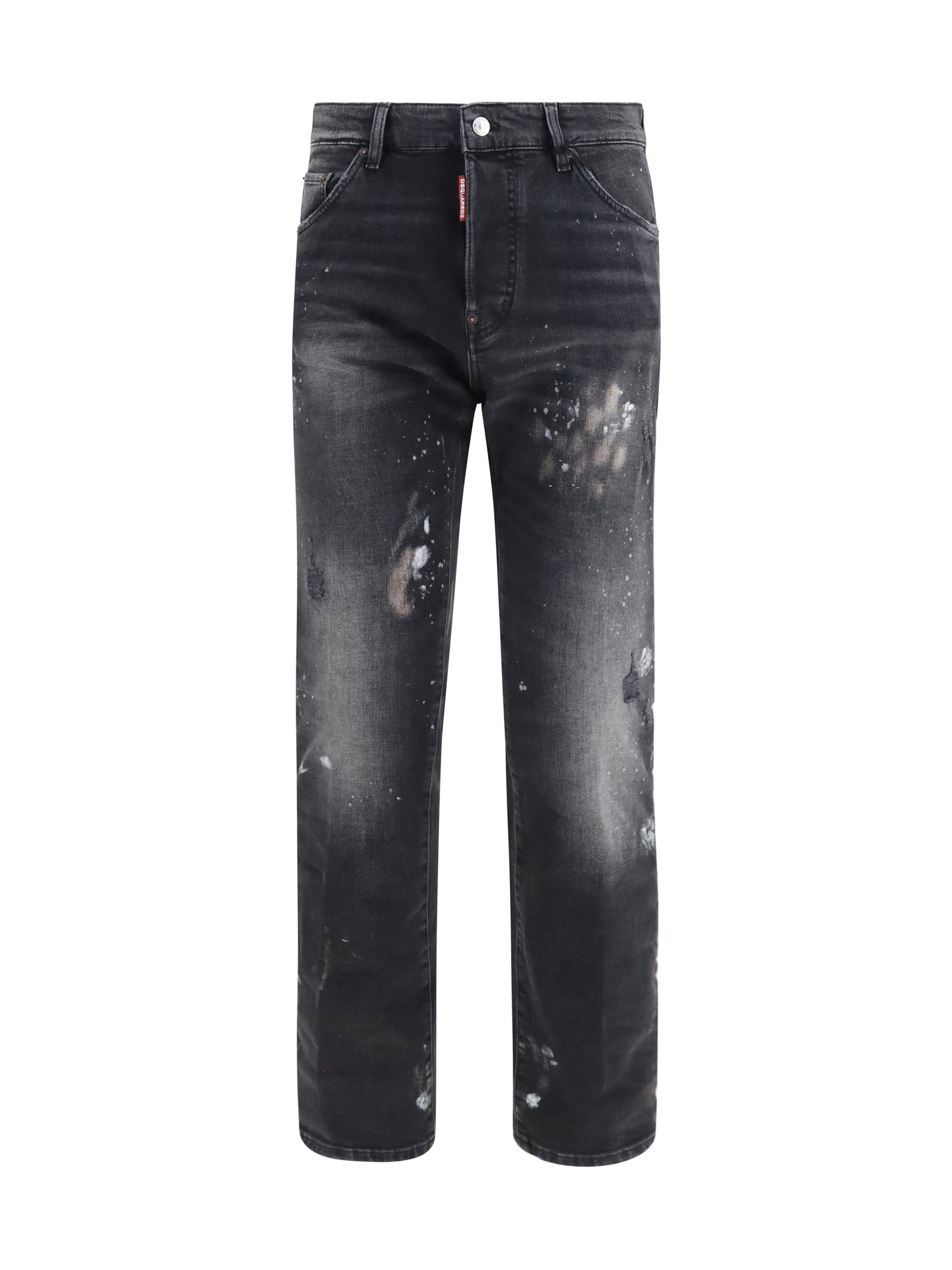 Dsquared2 Men Teddy Dark Wash Stretch Denim Jeans DSQUARED2