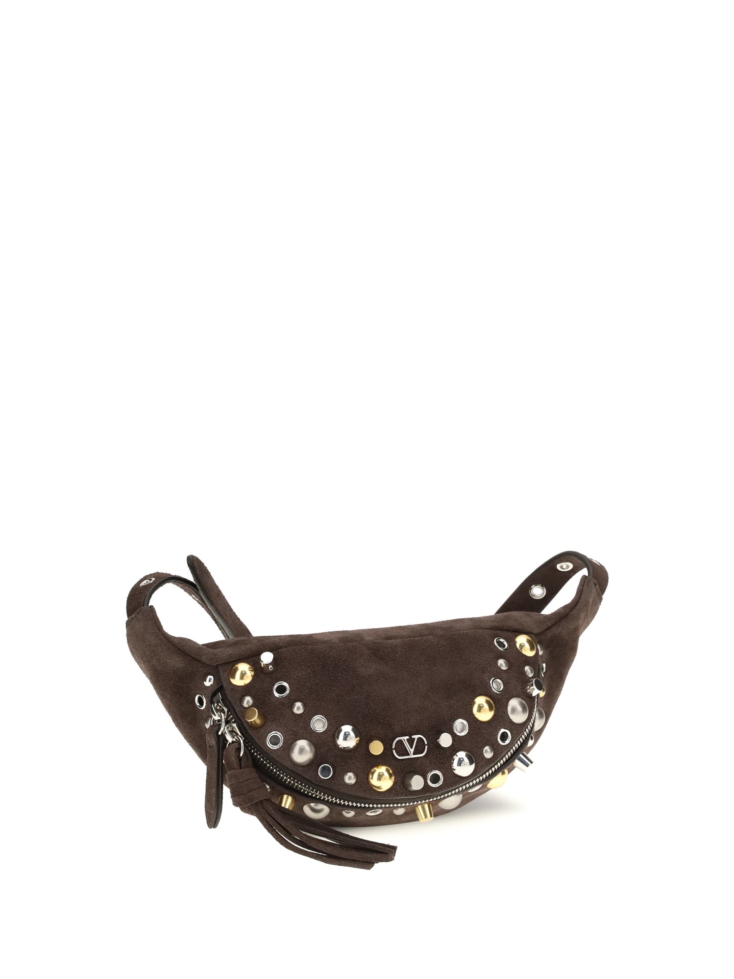 Valentino Garavani Men Nellcôte Suede Fanny Pack VALENTINO GARAVANI
