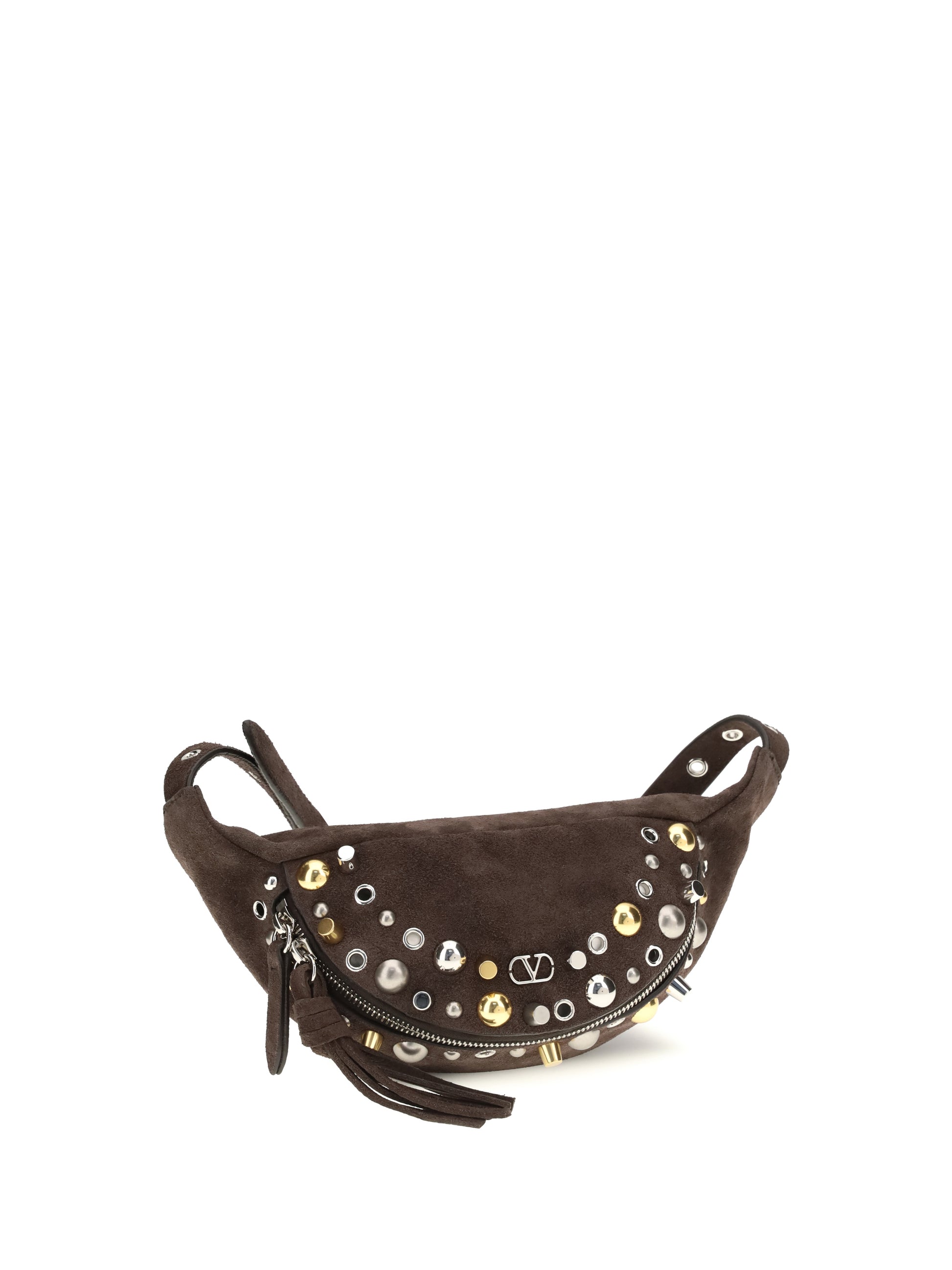 Valentino Garavani Men Nellcôte Suede Fanny Pack VALENTINO GARAVANI