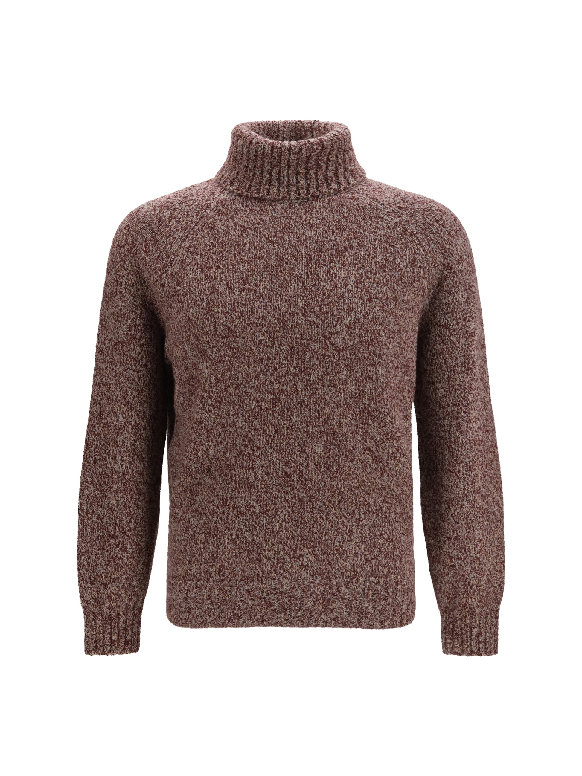 Brunello Cucinelli Men Wool, Silk And Cashmere Turtleneck Sweater BRUNELLO CUCINELLI