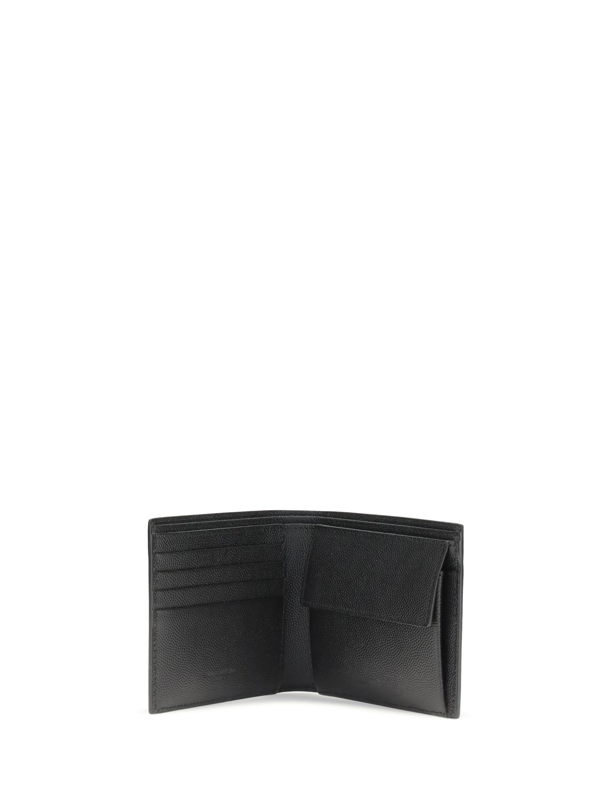 Saint Laurent Men Leather Wallet SAINT LAURENT
