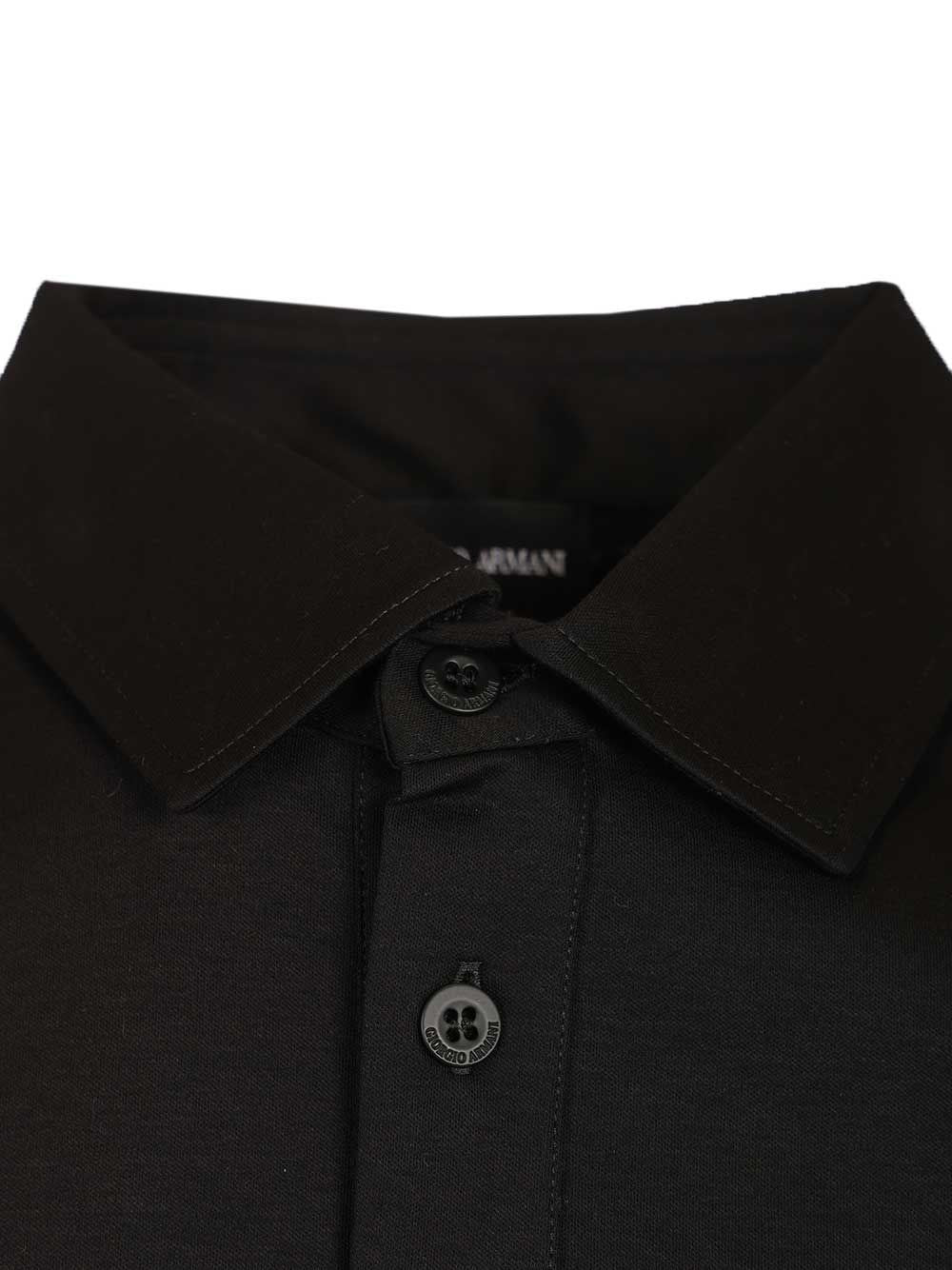 Giorgio Armani Men Cotton Interlock Polo Shirt GIORGIO ARMANI