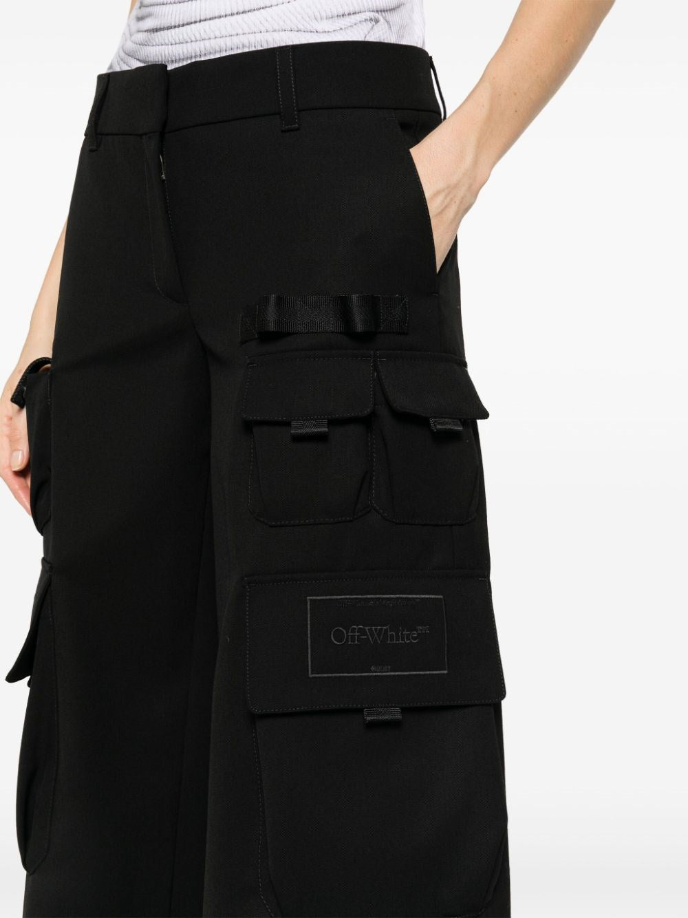 Off-White Women Black "Toybox" Cargo Pants OFF-WHITE