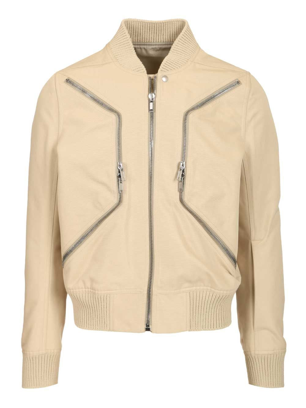 Rick Owens Men Heizer Flight Jacket In Organic Cotton RICK OWENS