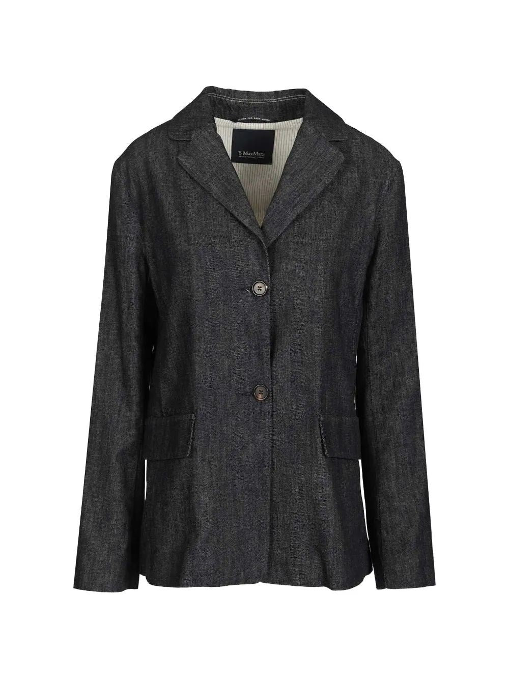 'S Max Mara Women "Leone" Stretch Denim Jacket S MAX MARA