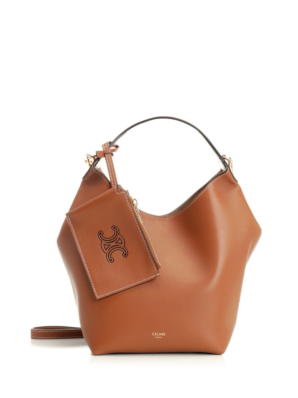 Celine Women Small Leather Hobo CELINE
