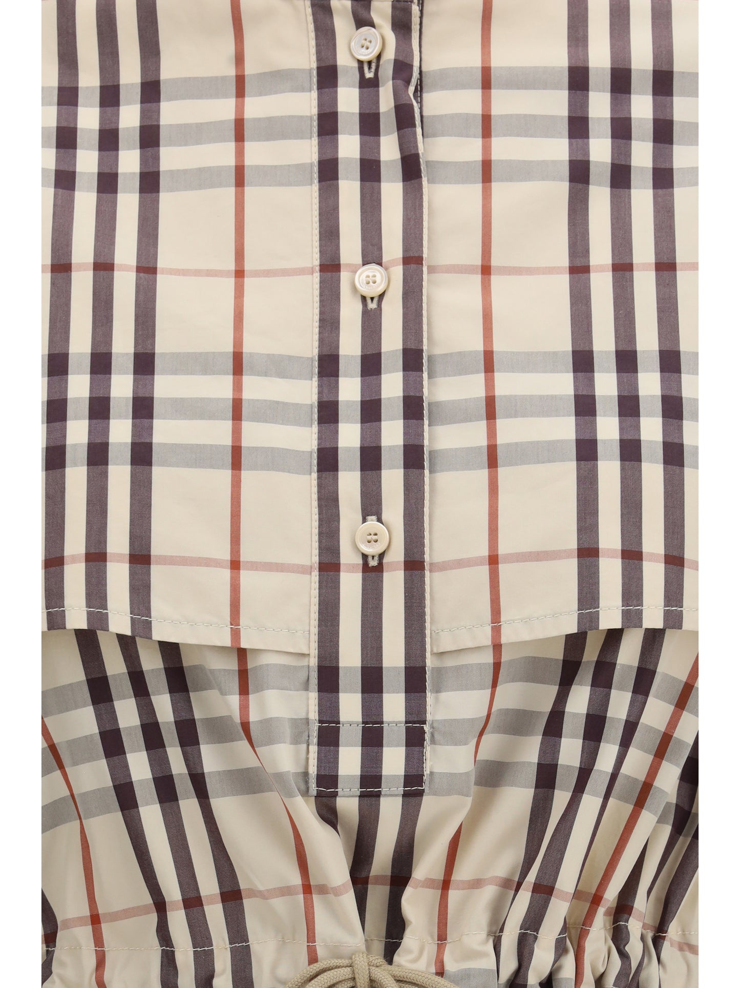 Burberry Women Cotton Check Dress BURBERRY