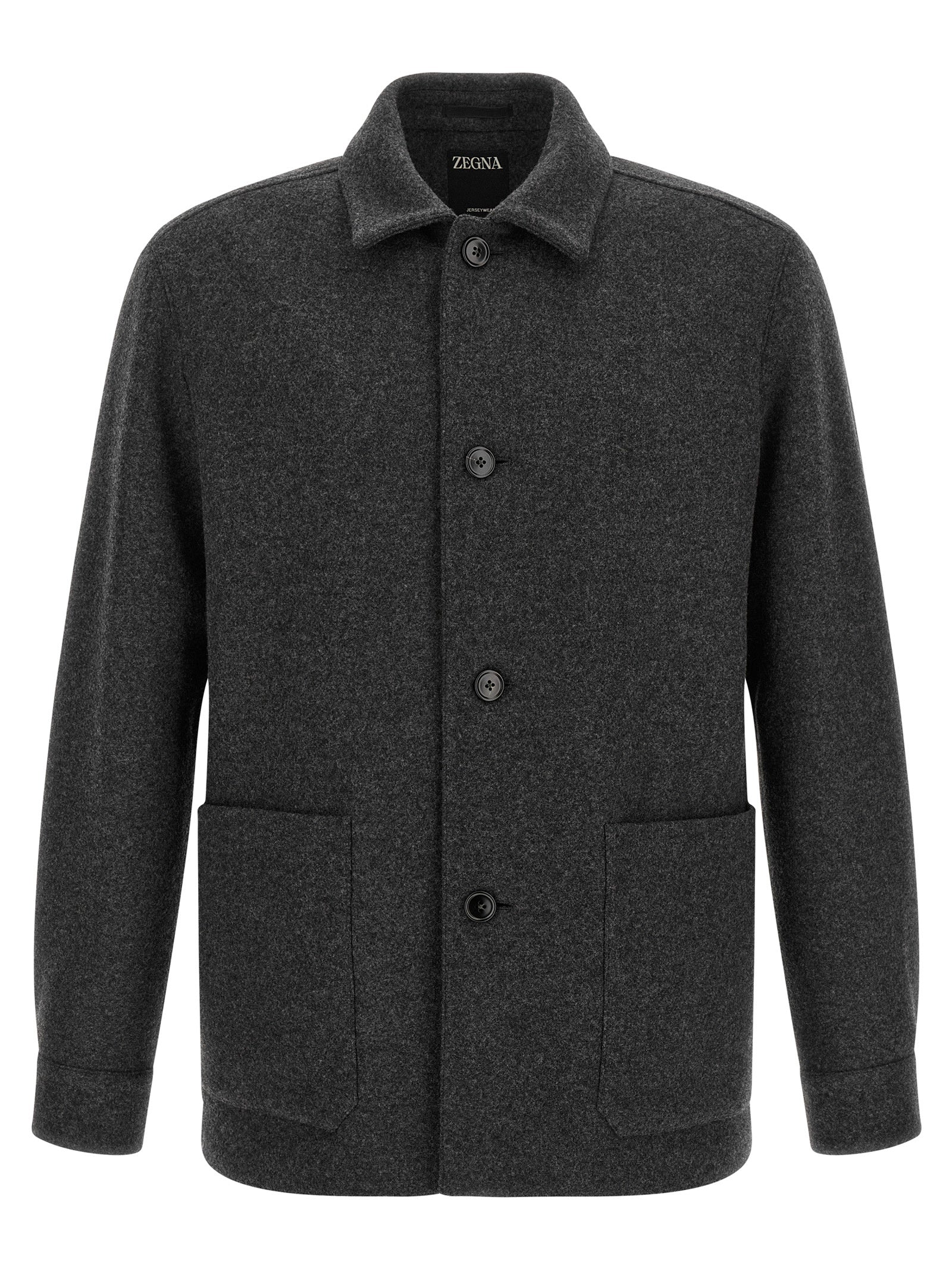 Zegna Men Jersey Overshirt ZEGNA