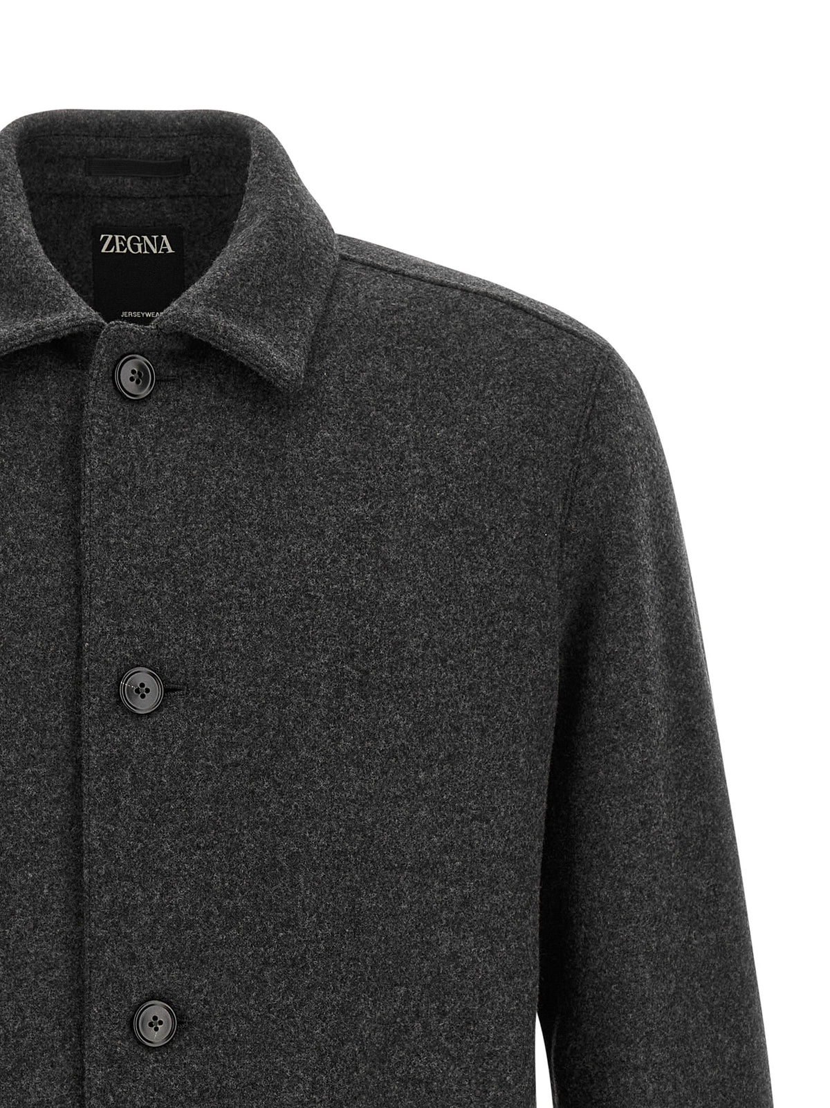 Zegna Men Jersey Overshirt ZEGNA