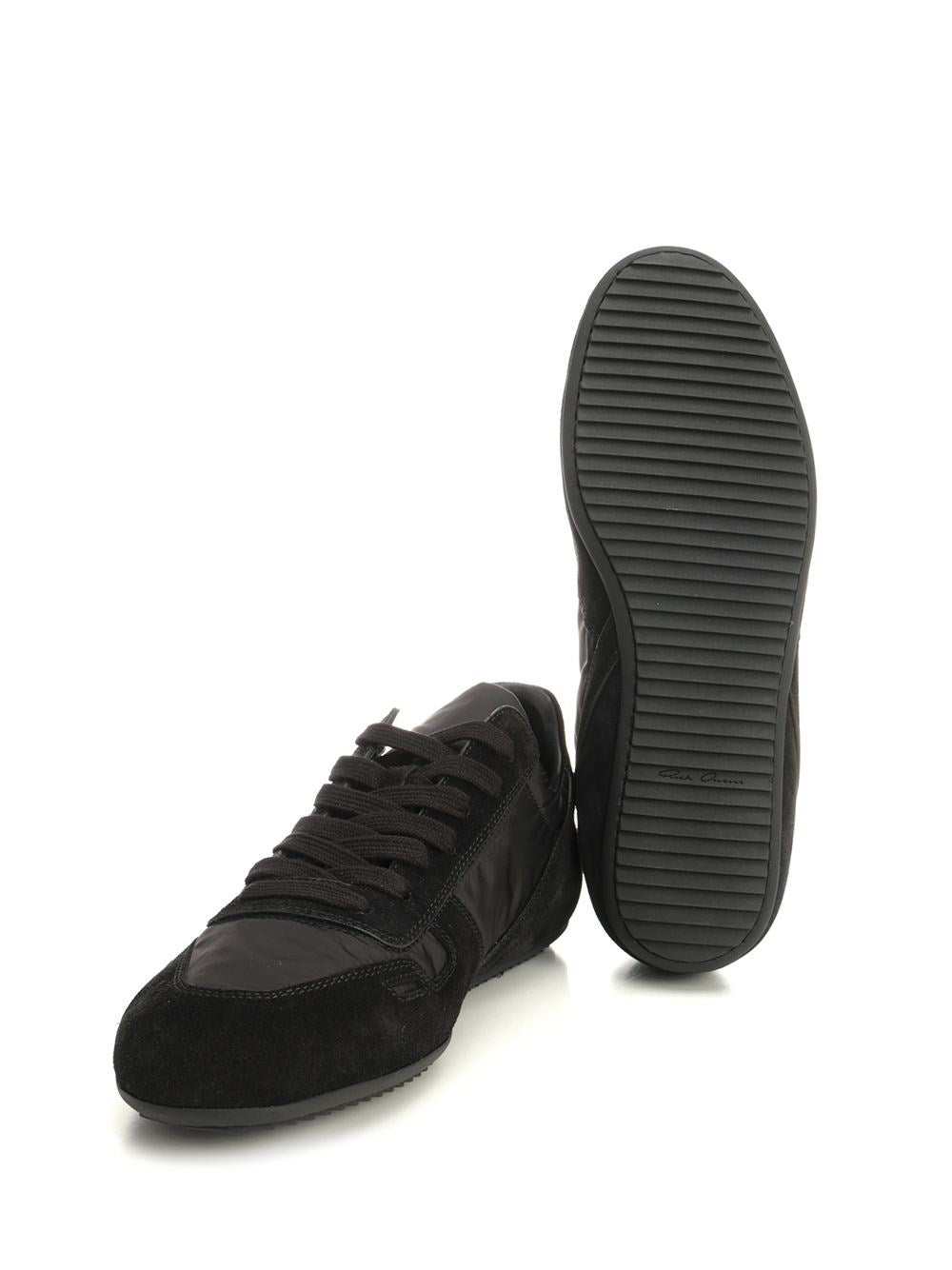 Rick Owens Men Minimal Sneakers With Suede RICK OWENS