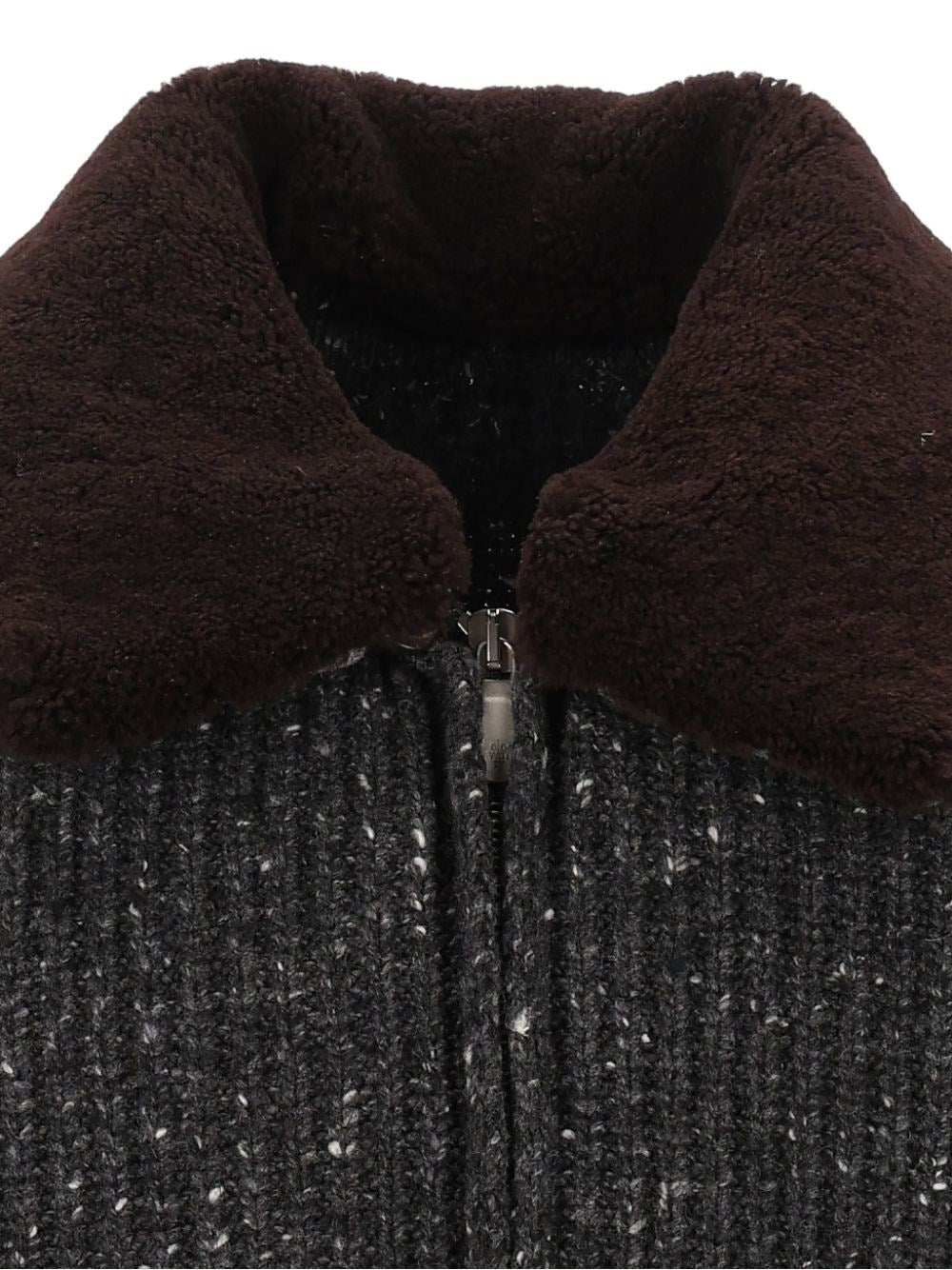 Eleventy Men Wool And Cashmere Knit Jacket Eleventy