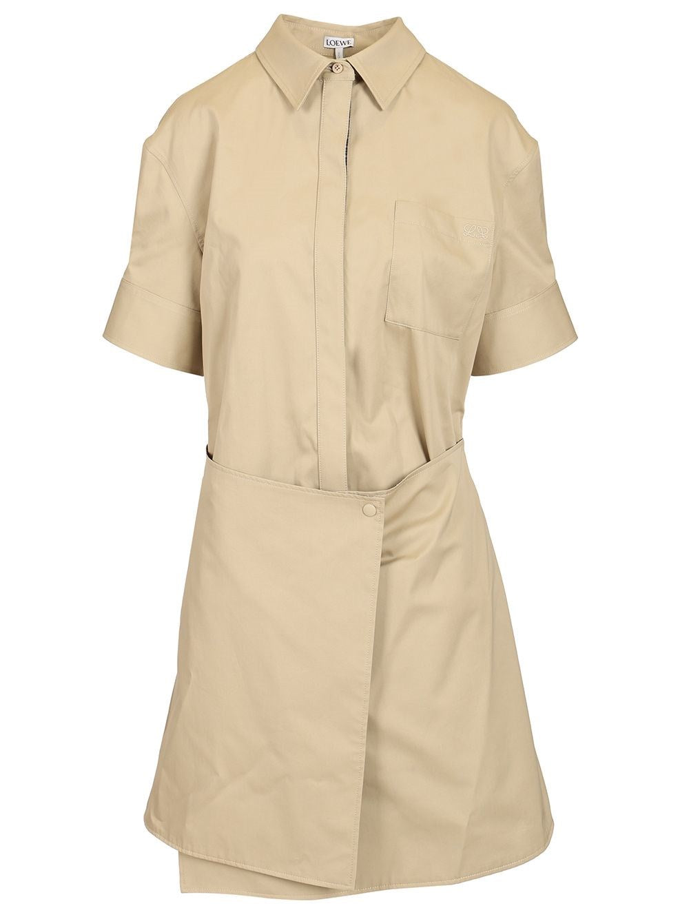 Loewe Women Cotton And Silk Dress LOEWE