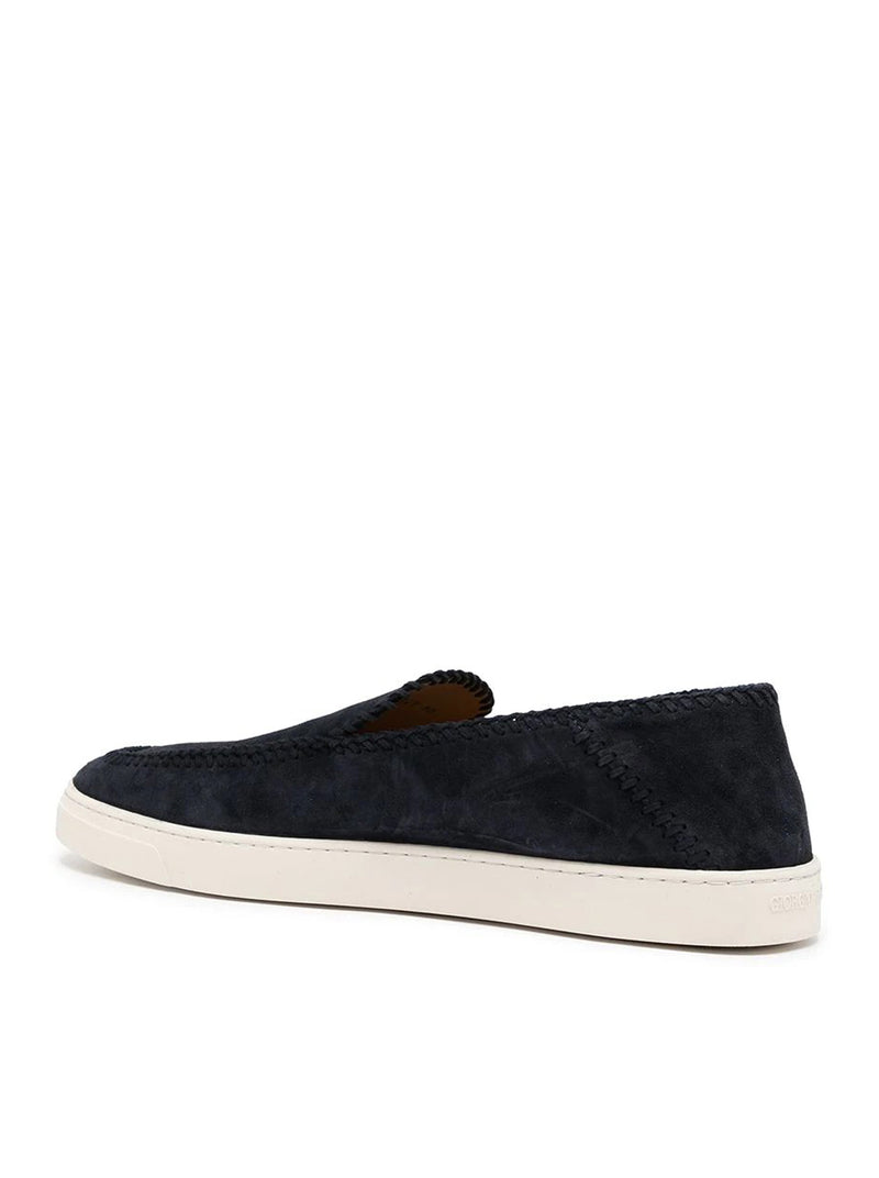 Giorgio Armani Men Galleria 3 Slip-On In Suede GIORGIO ARMANI